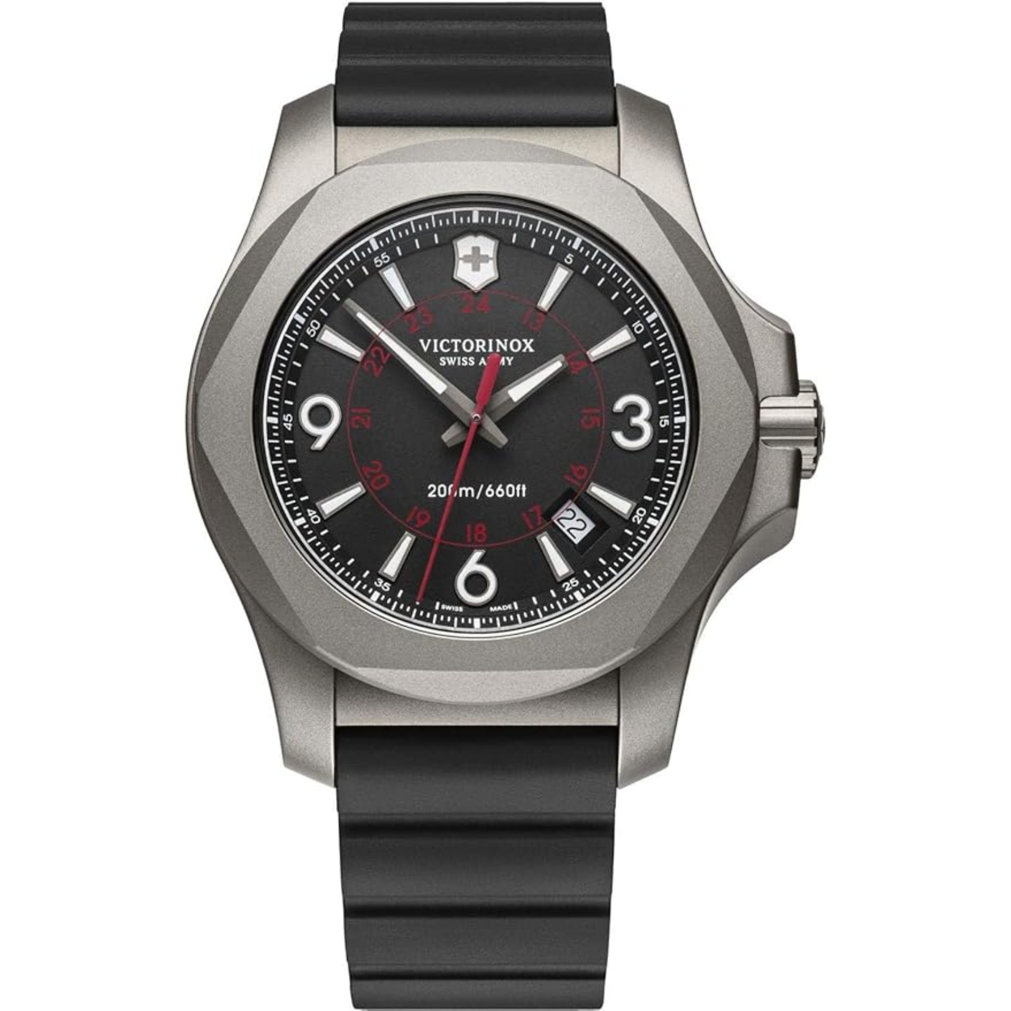 Victorinox Swiss Army I.N.O.X Titanium With Protective Bumper Quartz Men's Watch 241883