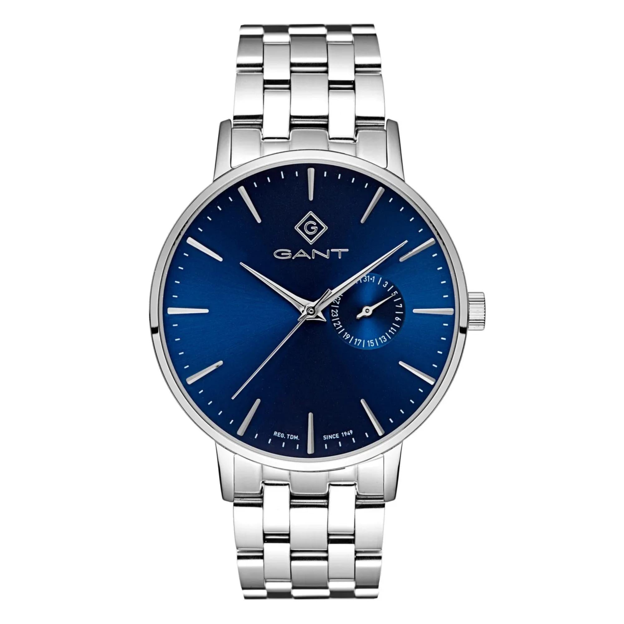 Gant Park Hill III Quartz Blue Dial Stainless Steel Bracelet Men?s Watch G105004