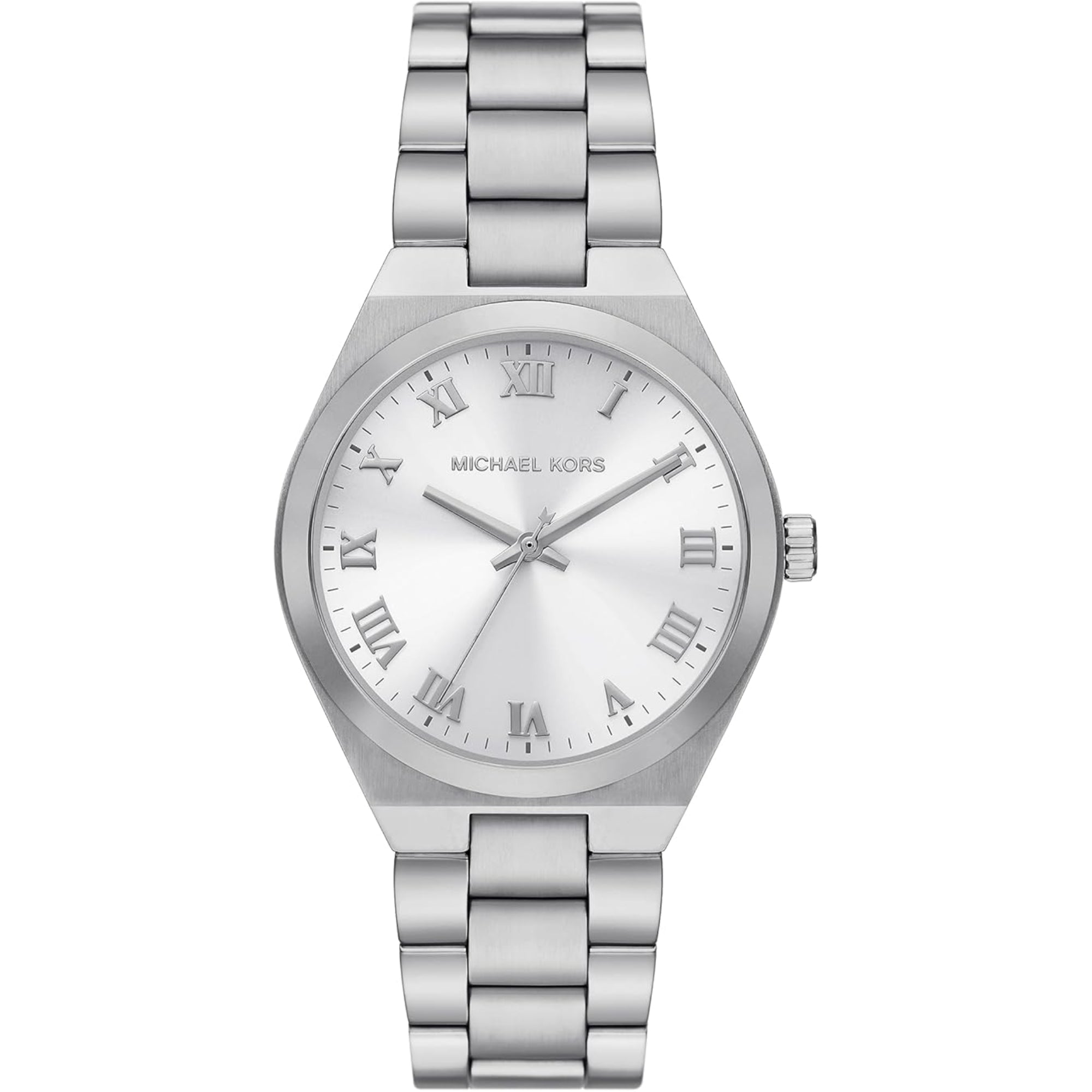 Michael Kors Lennox Stainless Steel Bracelet Silver Dial Women's Watch MK7393