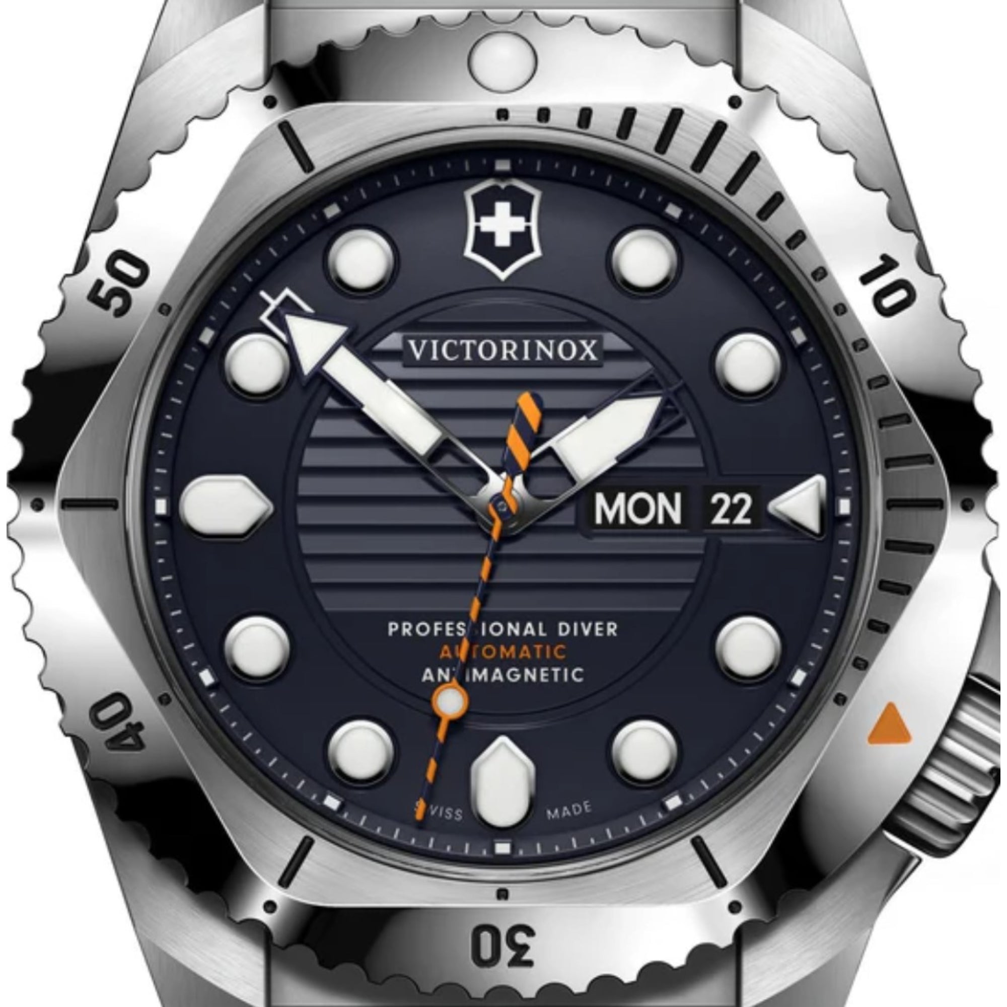 Victorinox Dive Pro 241995 day-date display close up