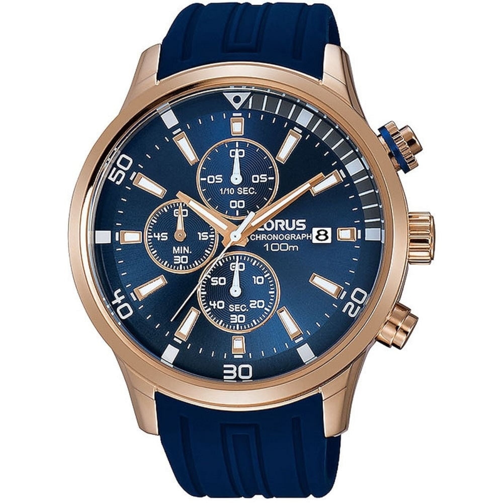 Lorus Sport Blue Dial Men's Watch Chronograph RM364CX9