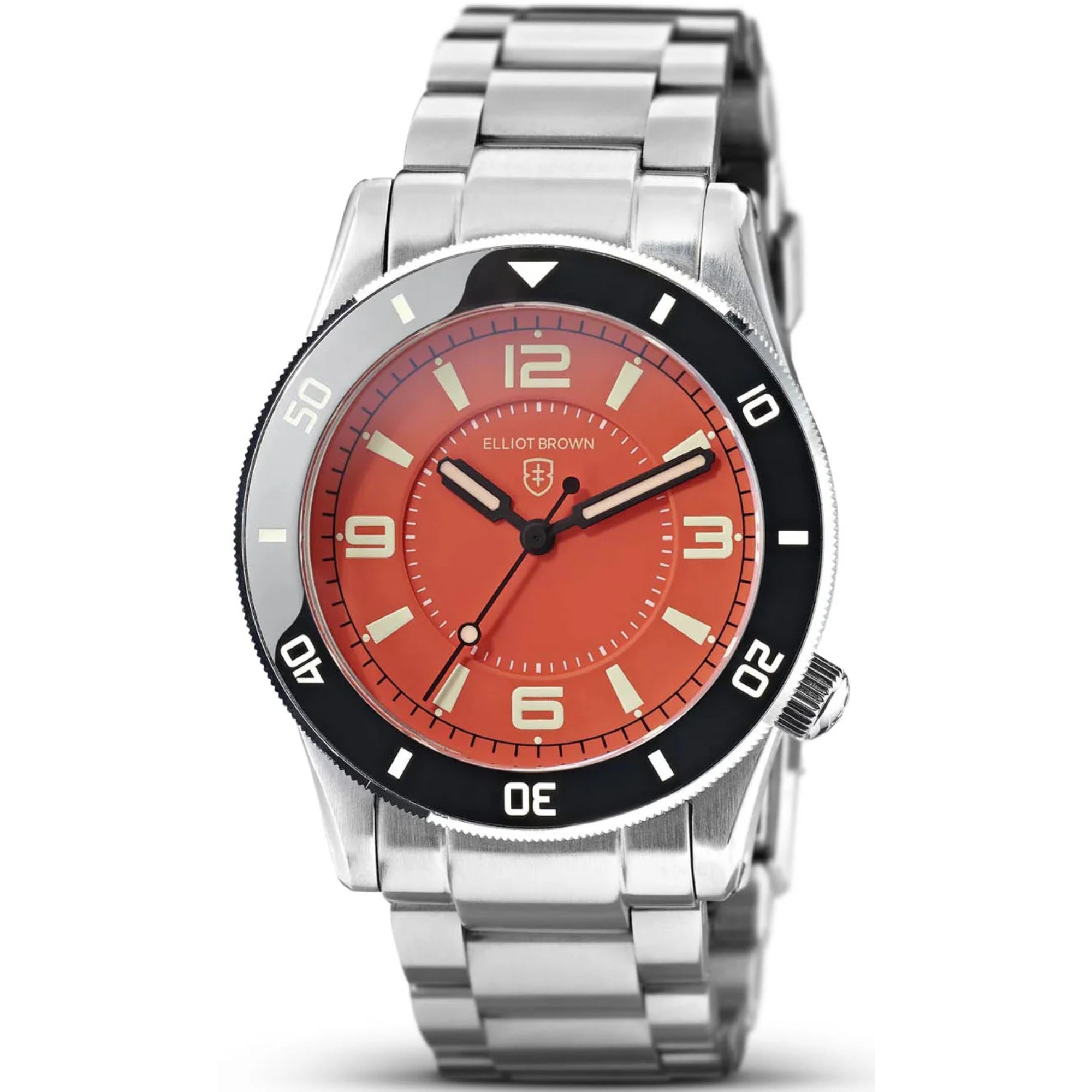 Elliot Brown Bloxworth Heritage Diver Orange Dial Men’s Watch 929-104-B07