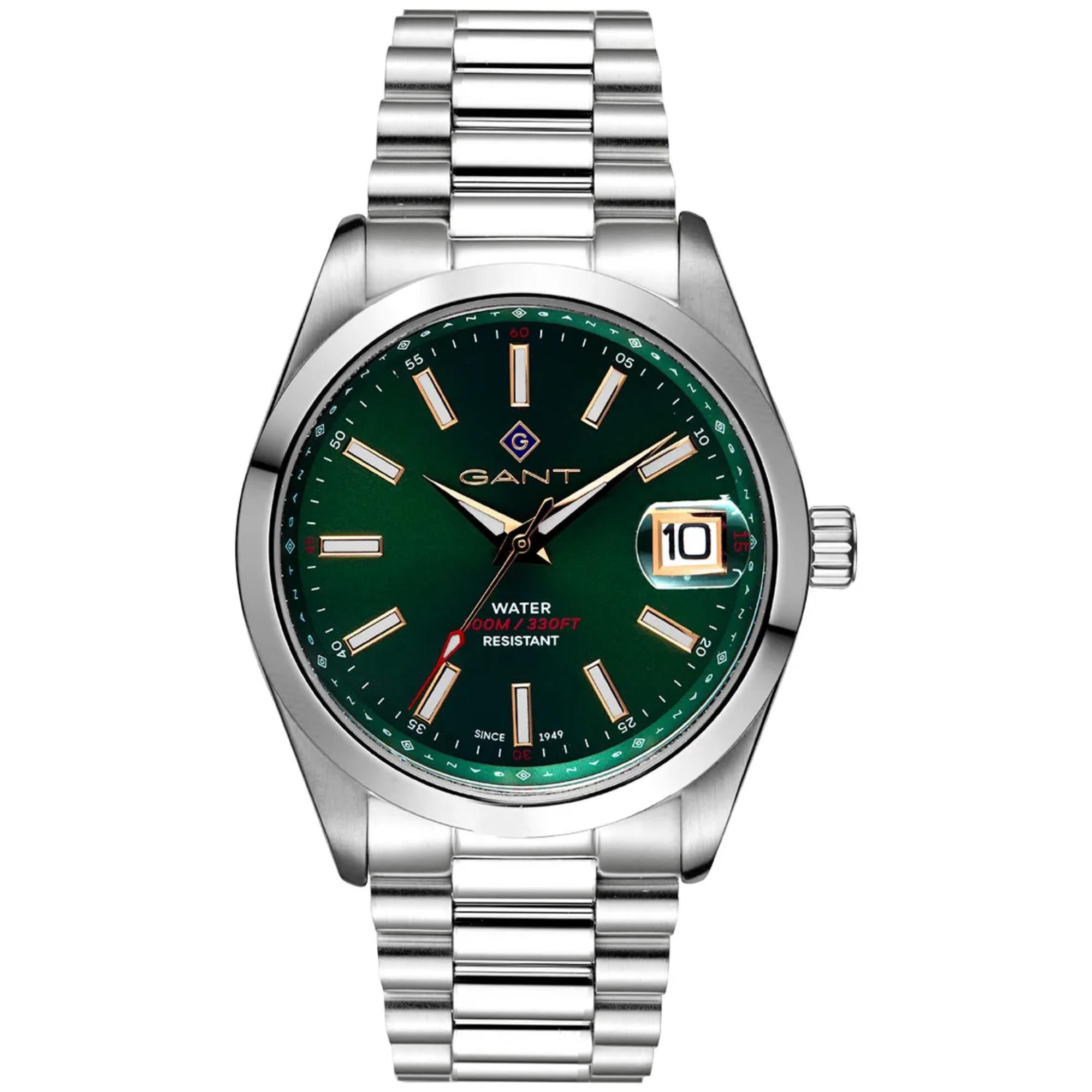 Gant Sussex Eastham Quartz Green Dial Steel Bracelet Men?s Watch G161006