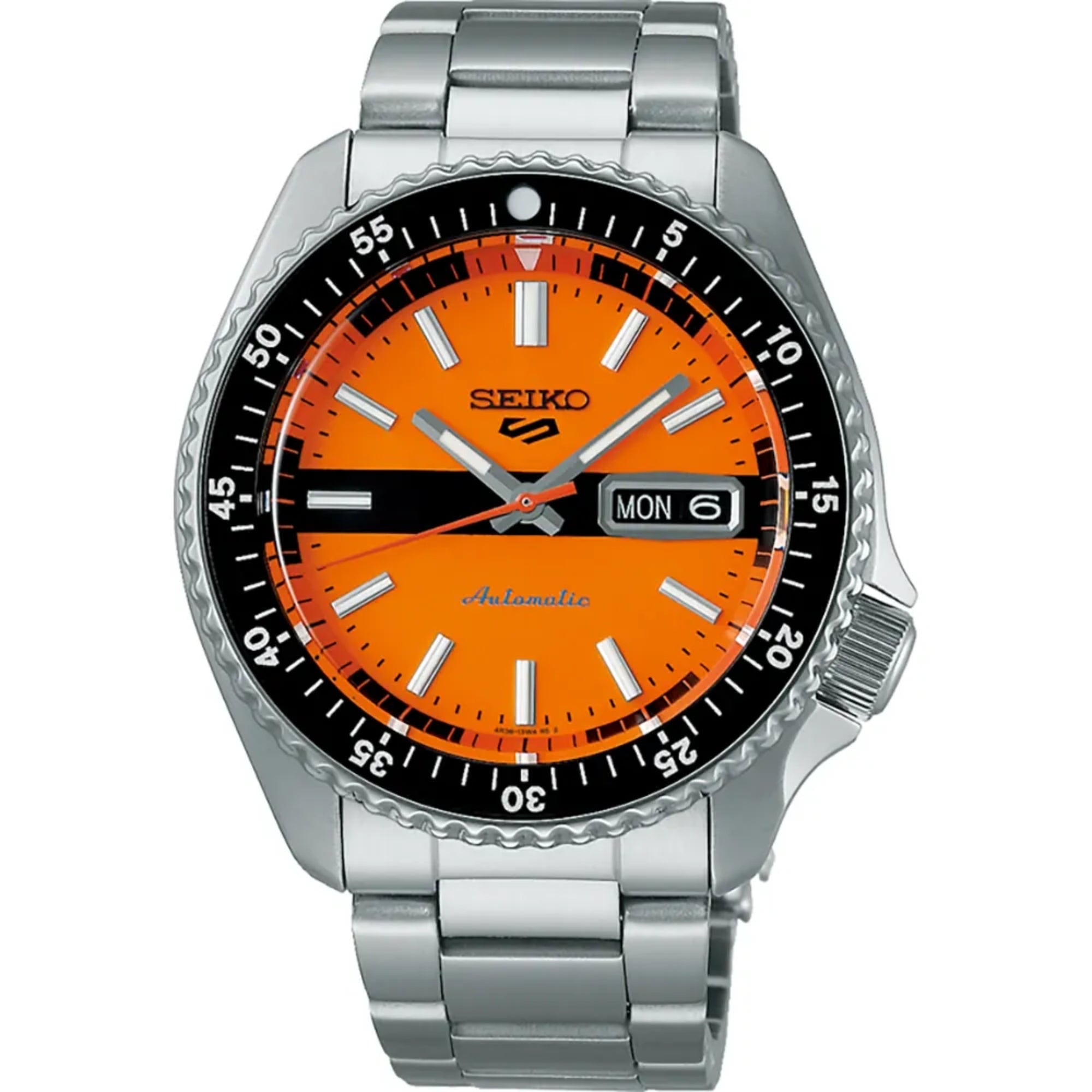 Seiko 5 Sports Automatic Orange Dial Men's Watch SRPK11K1