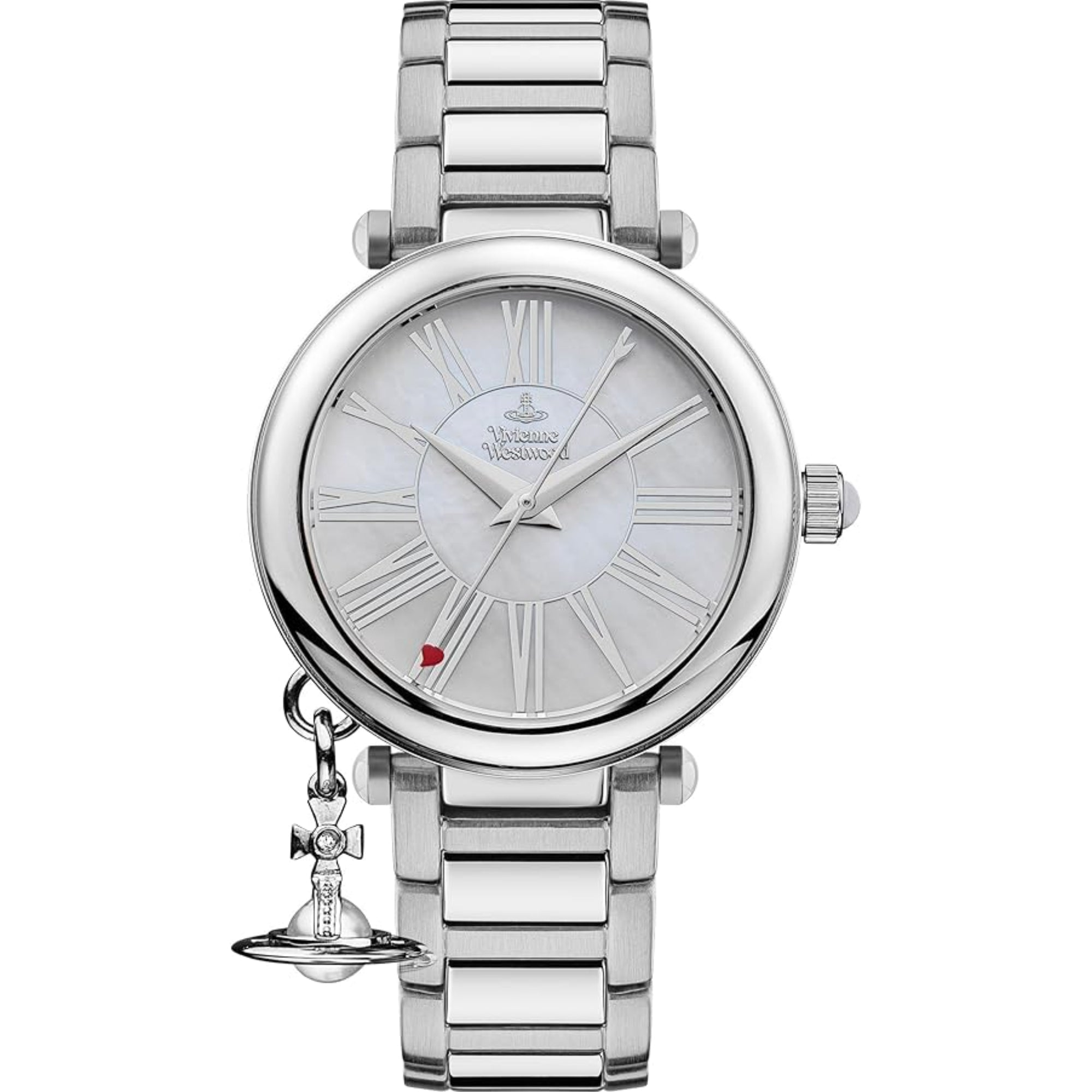 Vivienne Westwood Mother Orb Quartz Silver Stainless Steel Ladies' Watch VV006PSLSL