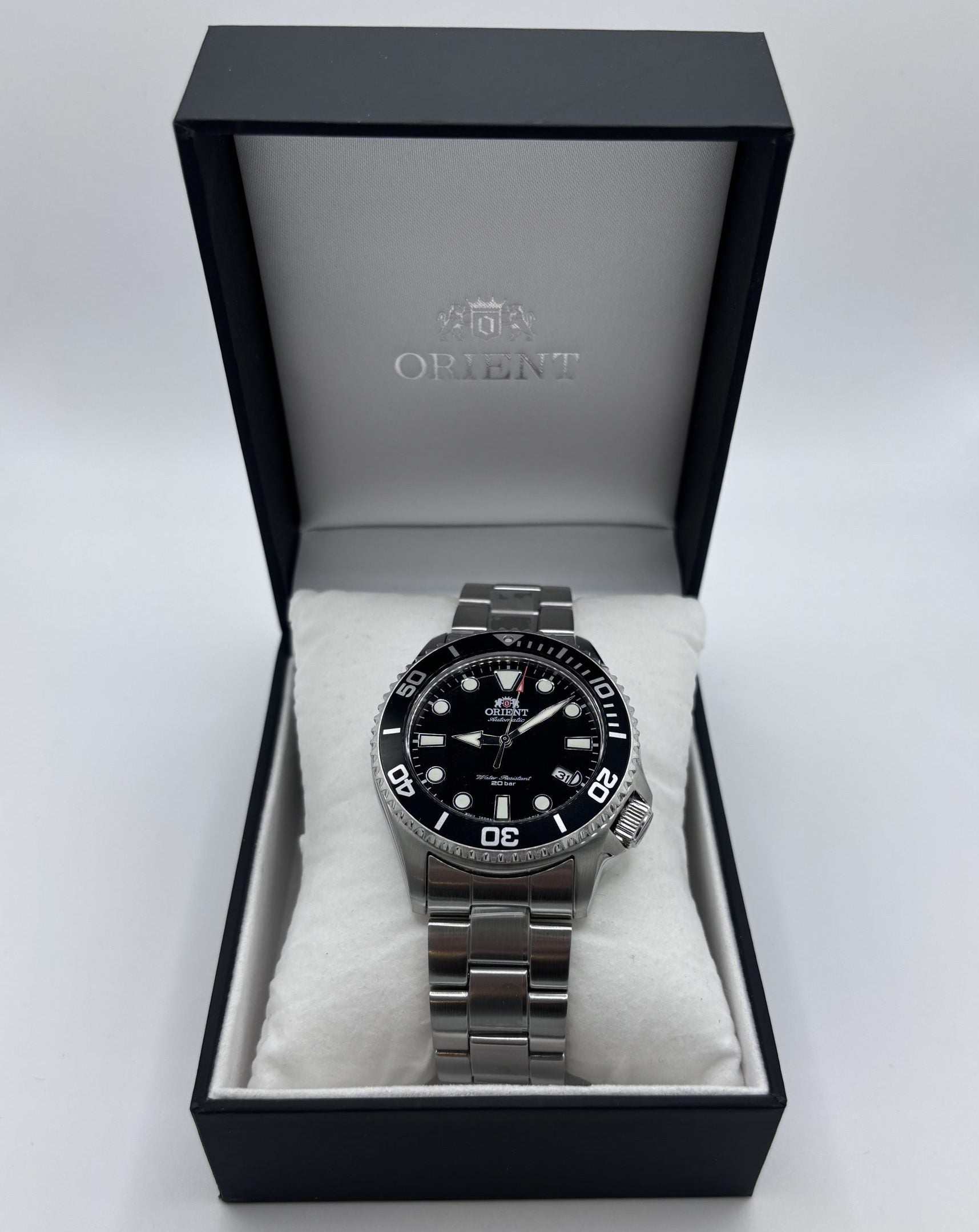 Orient Triton Automatic Black Dial Men's Watch RA-AC0K01B10B