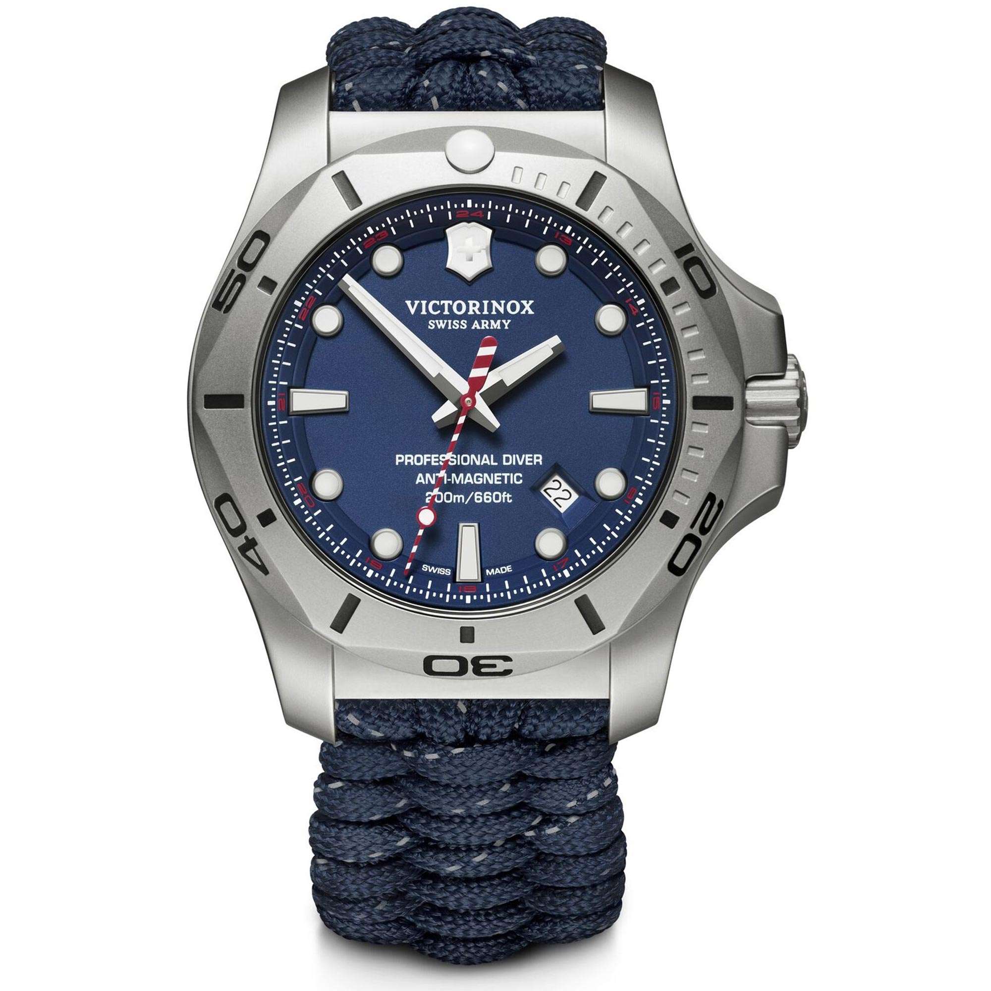 Victorinox Swiss Army I.N.O.X Professional Diver Blue Quartz Men's Watch 241843