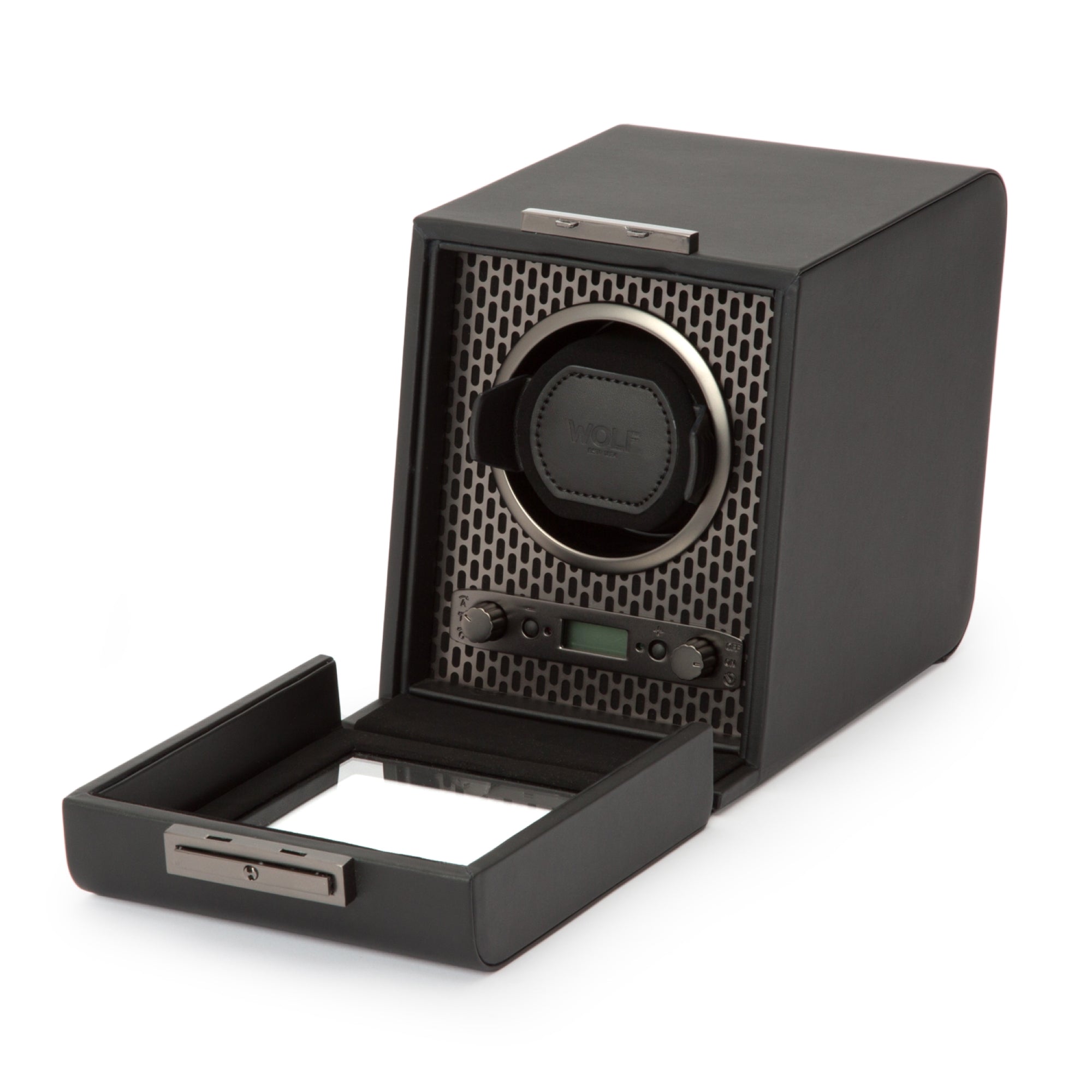 WOLF Axis Black Single Watch Winder 469103