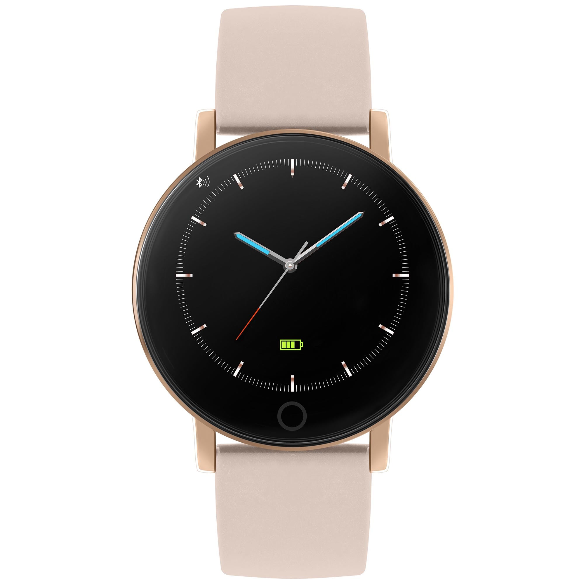 Reflex Active Series 05 Quartz Black Dial Nude Pink PU Strap Ladies Smartwatch RA05-2020