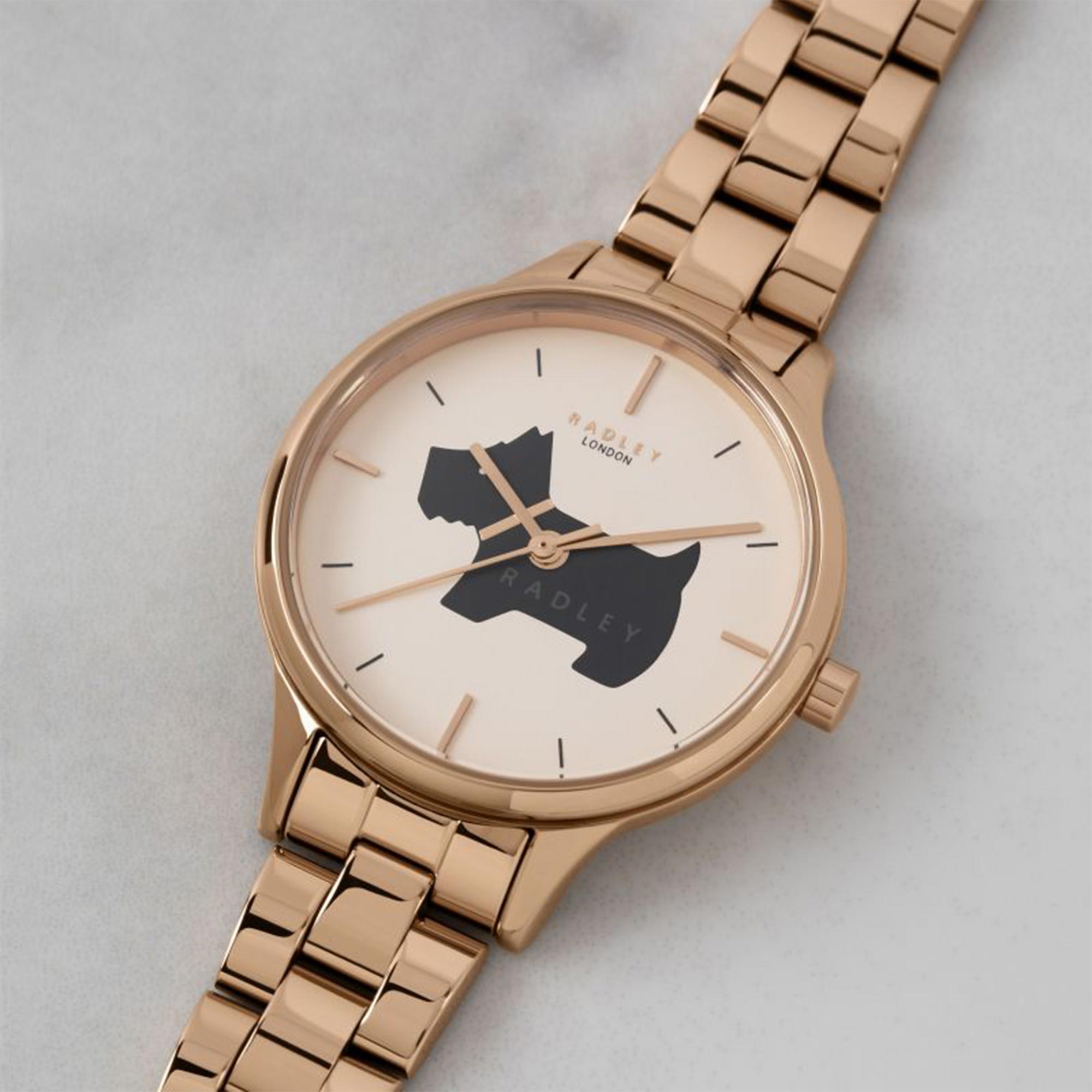 Radley Meridan Place Quartz Rose Dial Stainless Steel Bracelet Ladies Watch RY4530