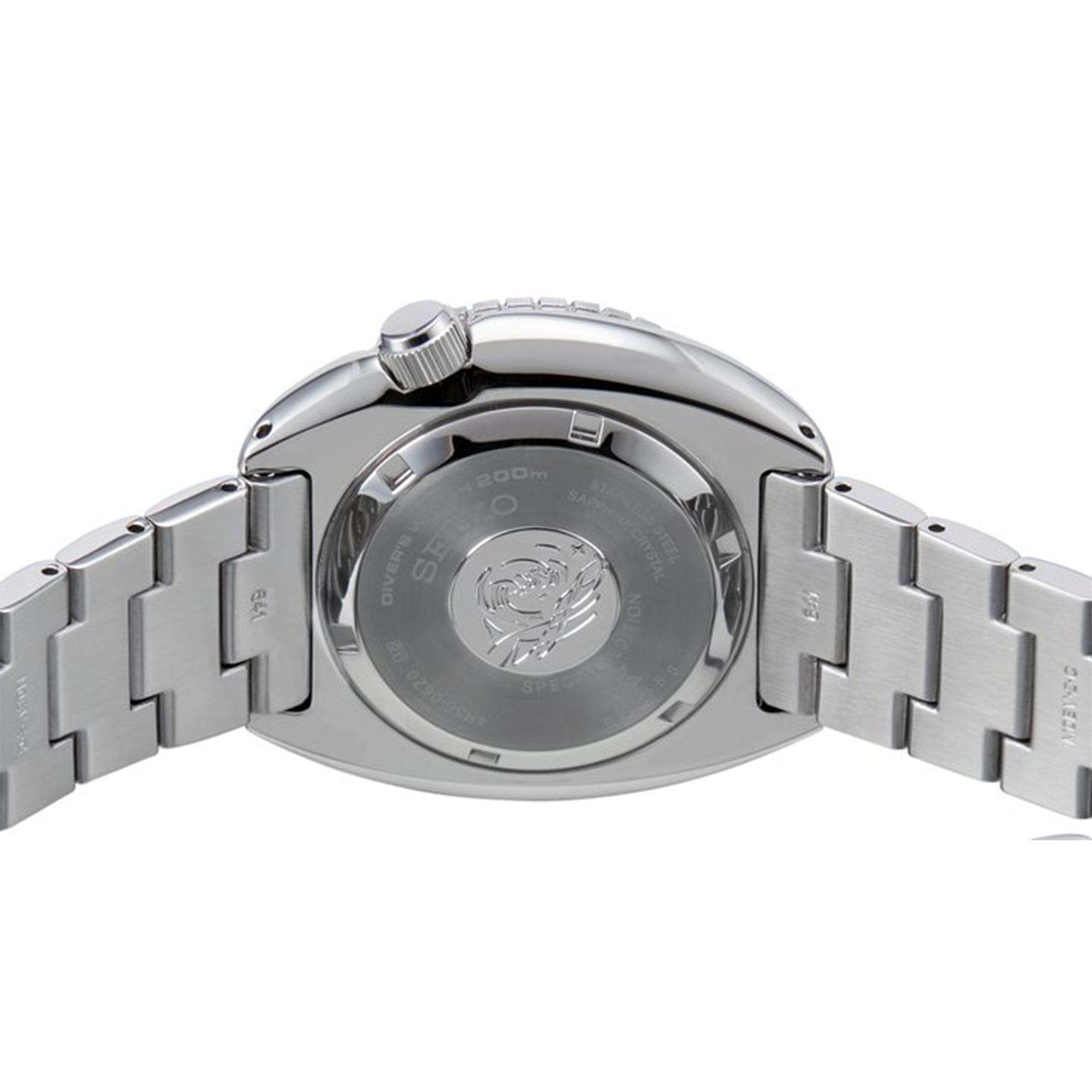 Seiko Prospex Save The Ocean 'King Turtle' Automatic Blue Dial Stainless Steel Bracelet Men's Watch SRPE39K1