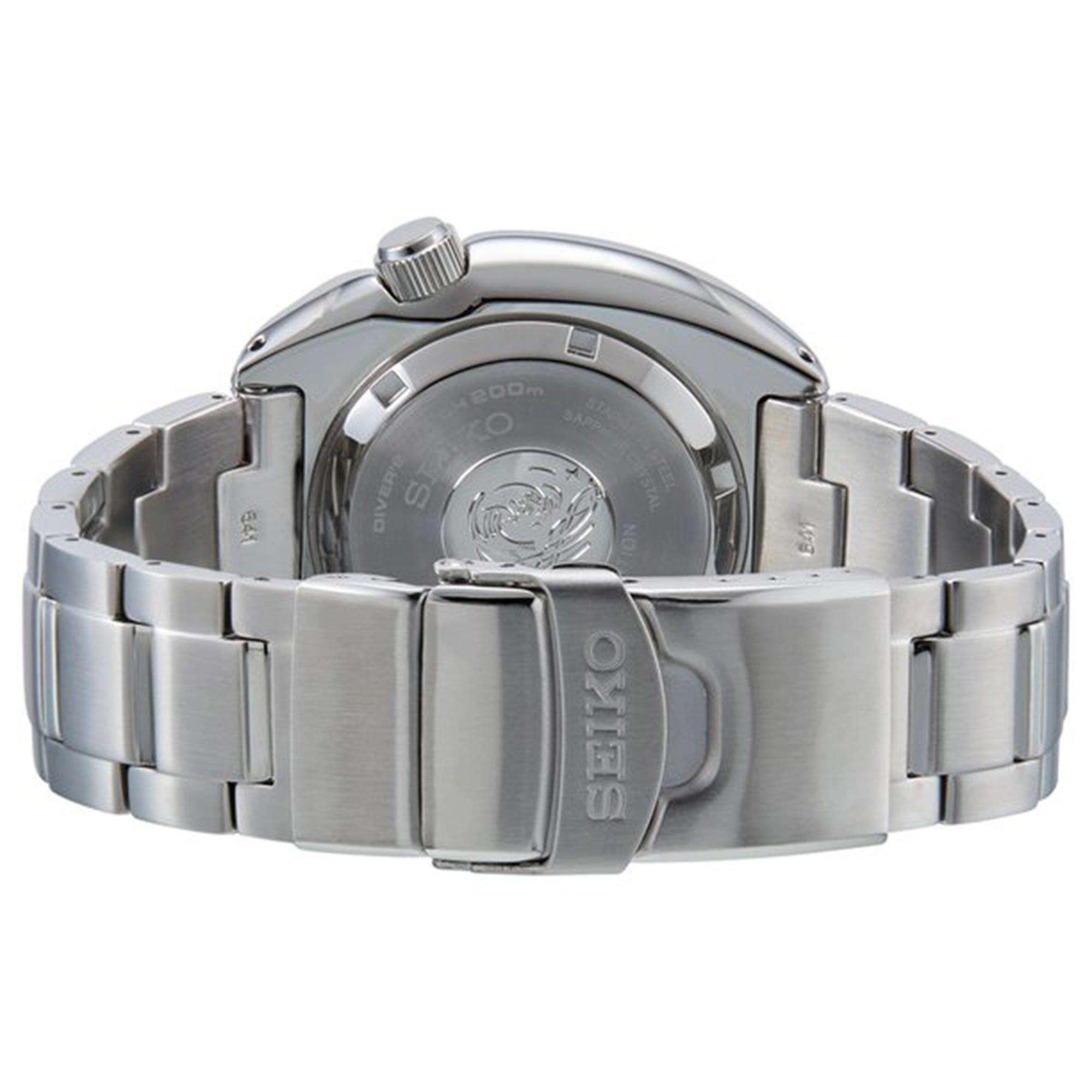 Seiko Prospex Save The Ocean 'King Turtle' Automatic Blue Dial Stainless Steel Bracelet Men's Watch SRPE39K1