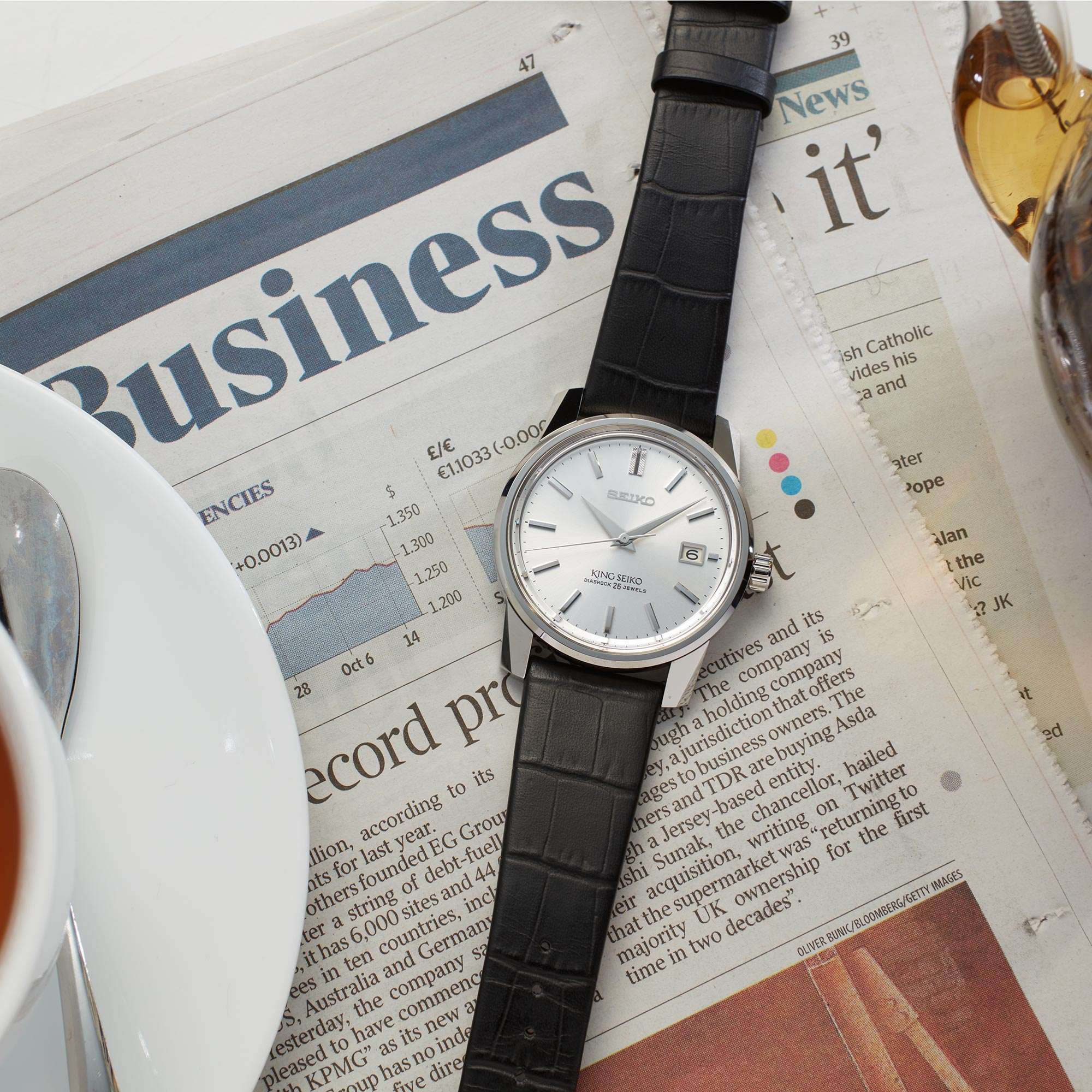 Seiko 'King Seiko' KSK Reissue 140th Anniversary Limited Edition Automatic Silver Dial Men's Watch SJE083J1