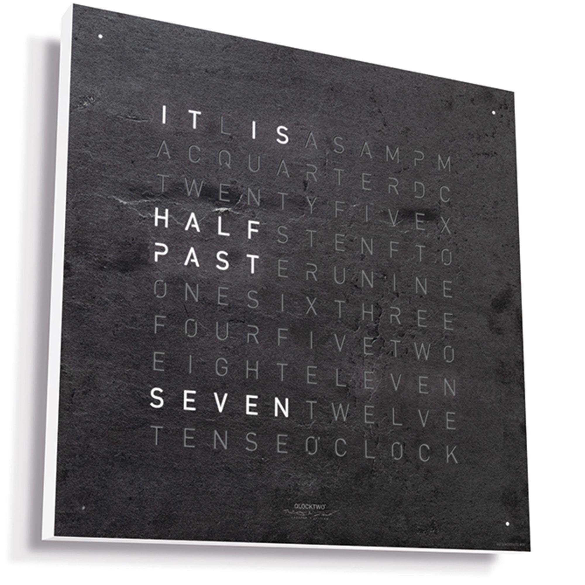 QLOCKTWO Classic Wall Clock Creator's Edition FCENMM