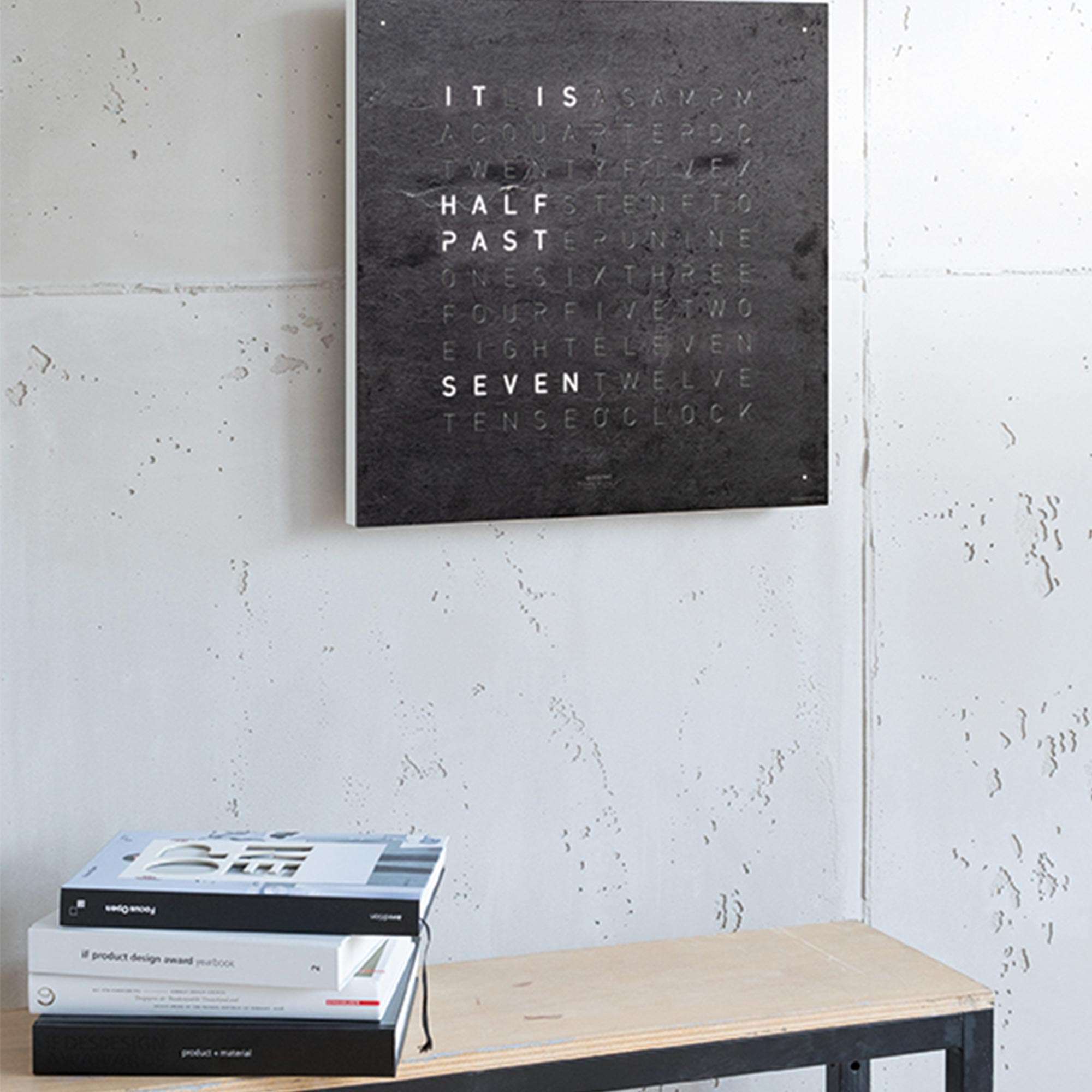 QLOCKTWO Classic Wall Clock Creator's Edition FCENMM