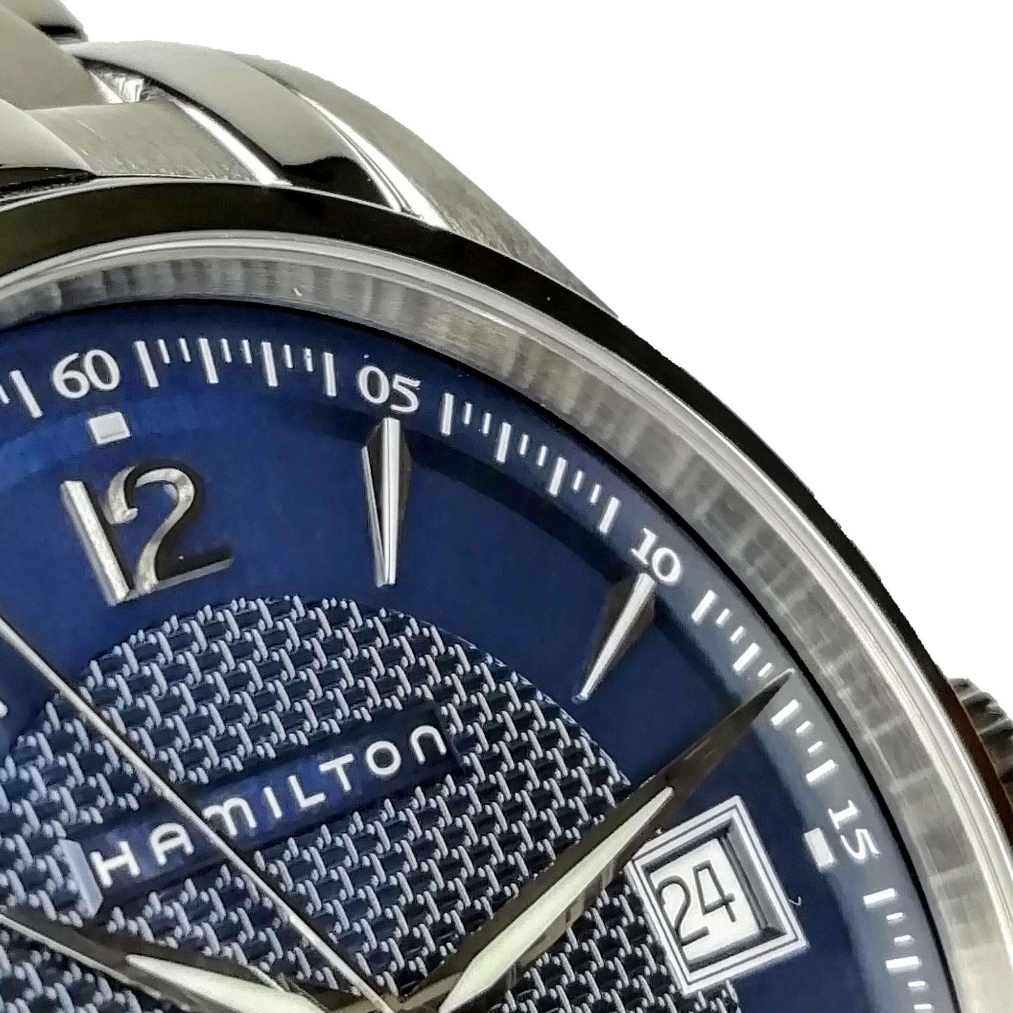 Hamilton Jazzmaster Viewmatic Automatic Blue Dial Stainless Steel Bracelet Men's Watch H32515145