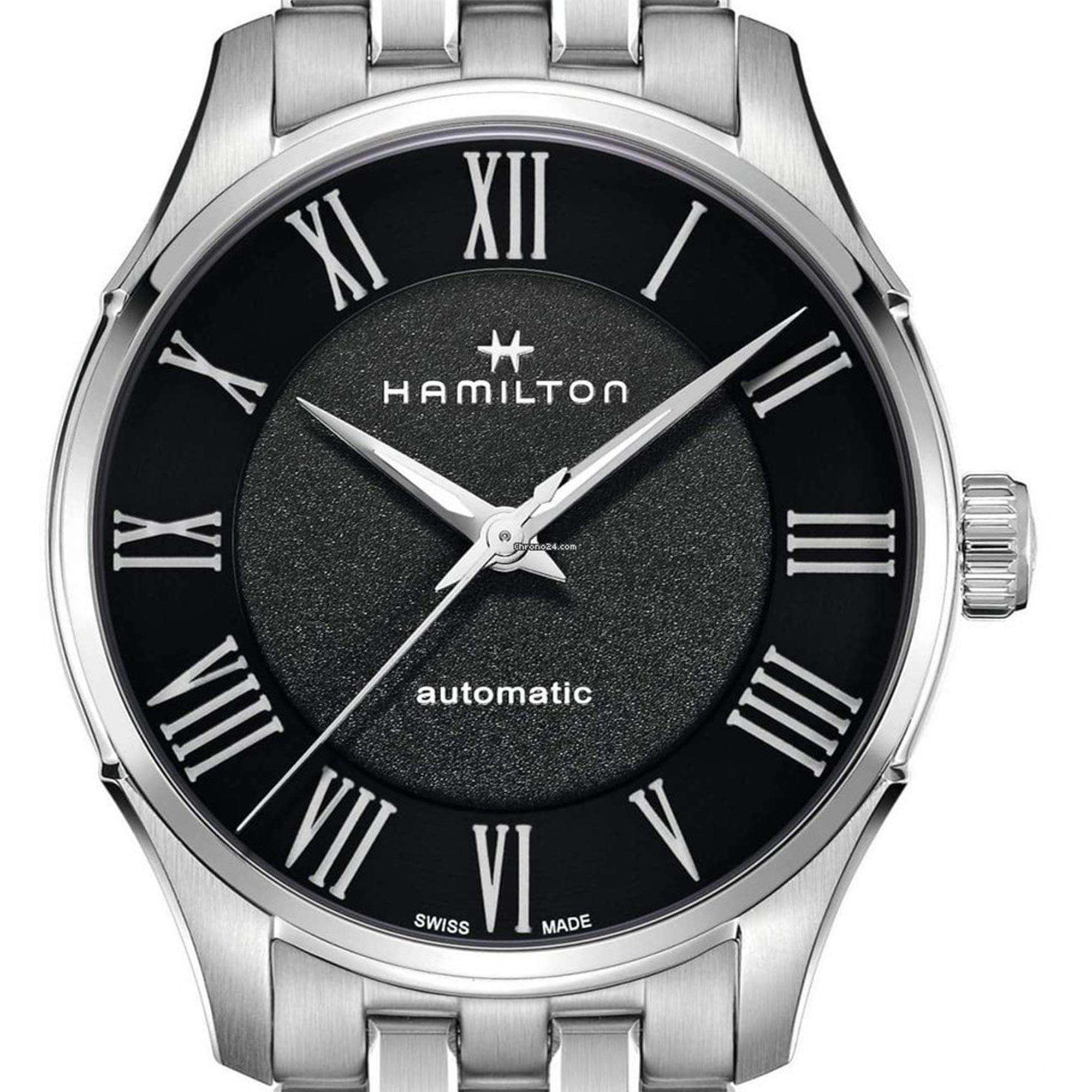 Hamilton Jazzmaster Automatic Black Dial Stainless Steel Bracelet Men's Watch H42535130