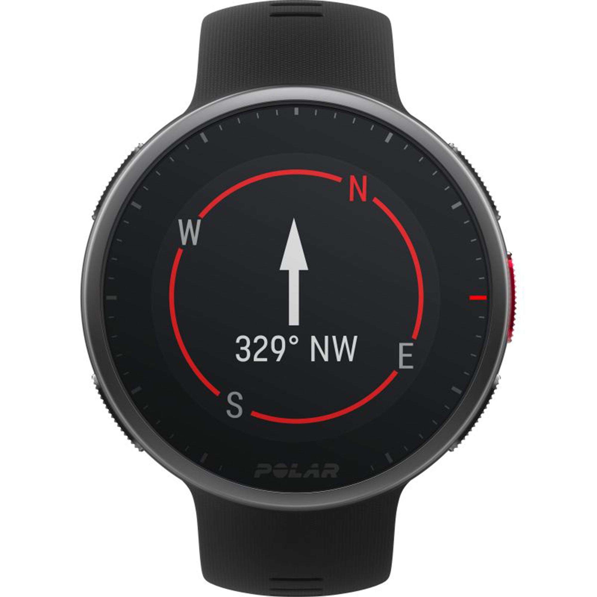 Polar Vantage V2 Quartz Digital Dial Black Rubber Strap Smartwatch 90082710