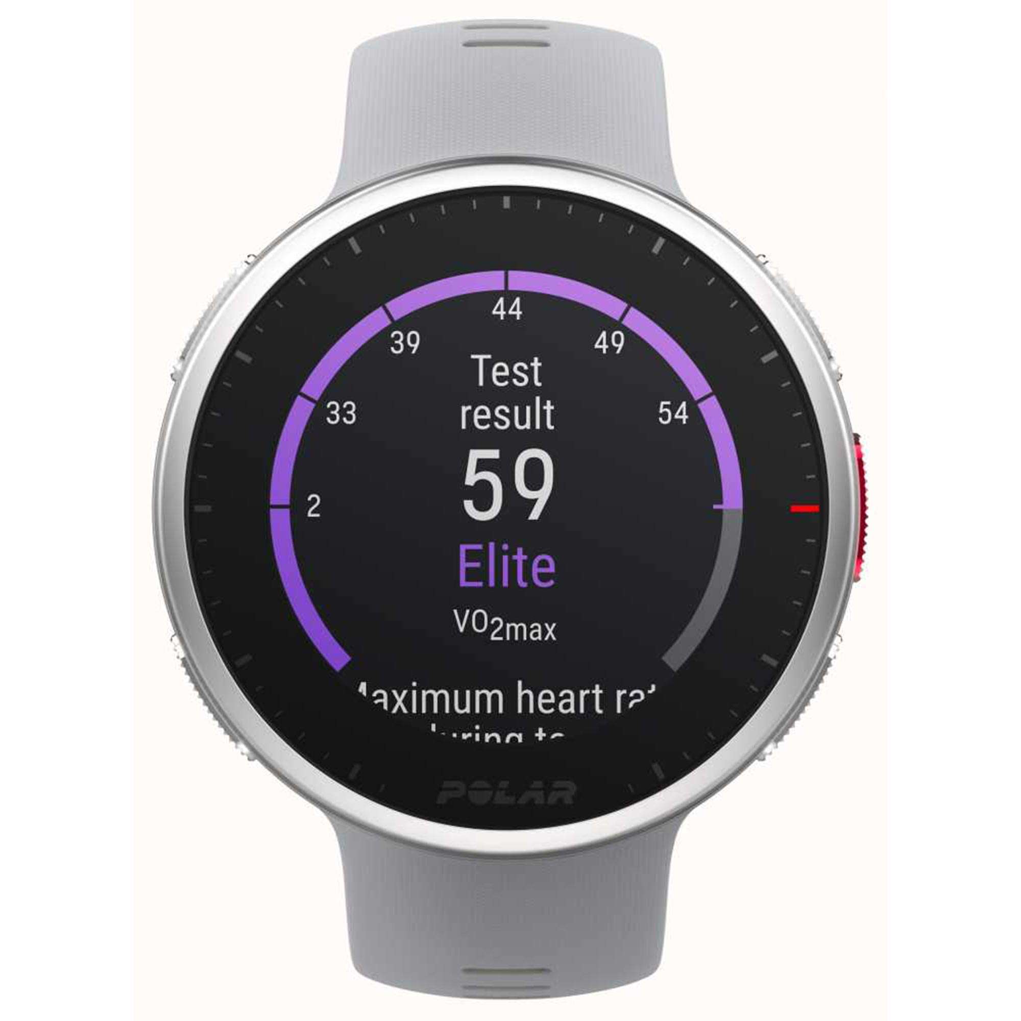 Polar Vantage V2 H10 HR Sensor Quartz Digital Dial Grey Rubber Strap Smartwatch 90083650