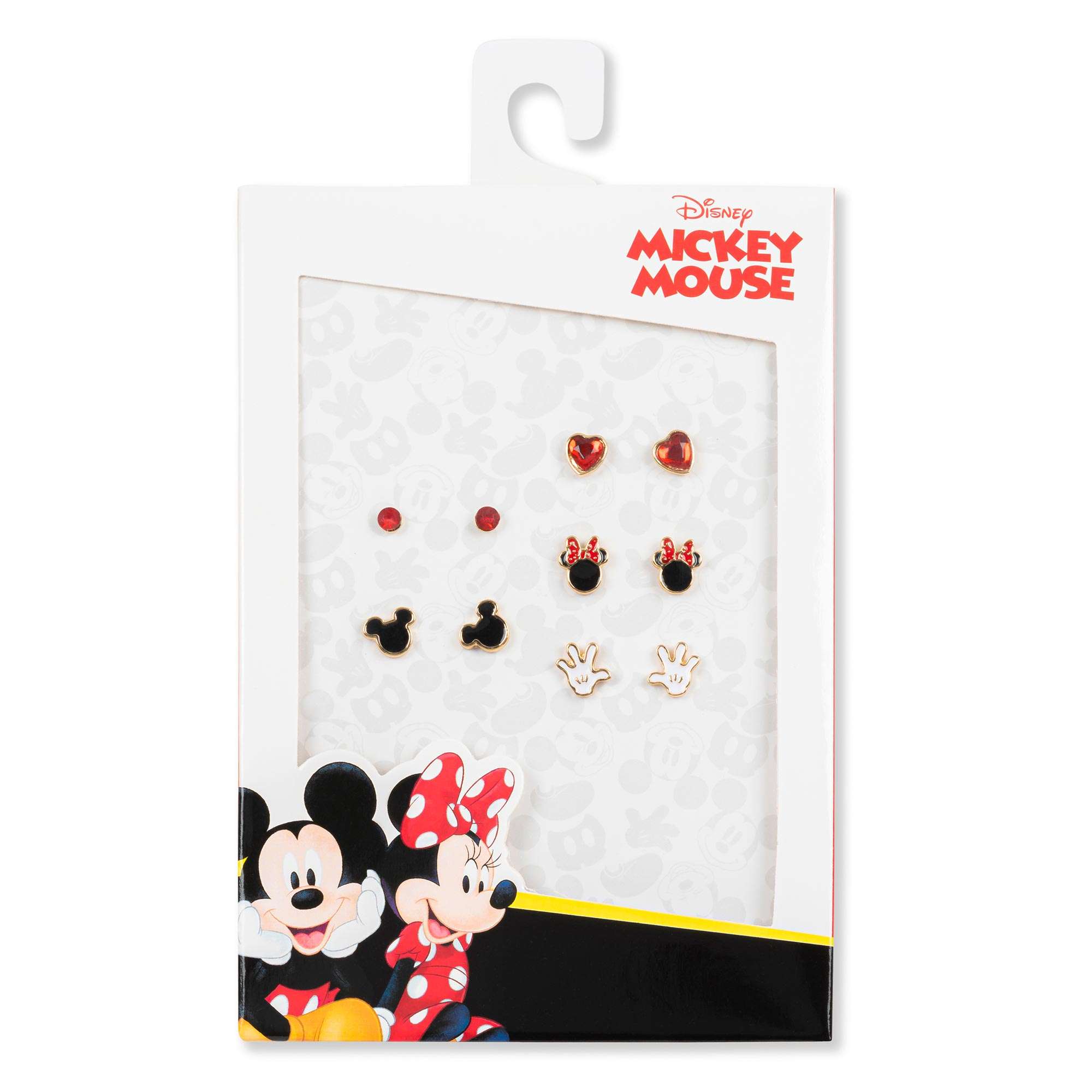 Disney Five Mickey Mouse Earrings Set Ladies Jewellery SH00415YL