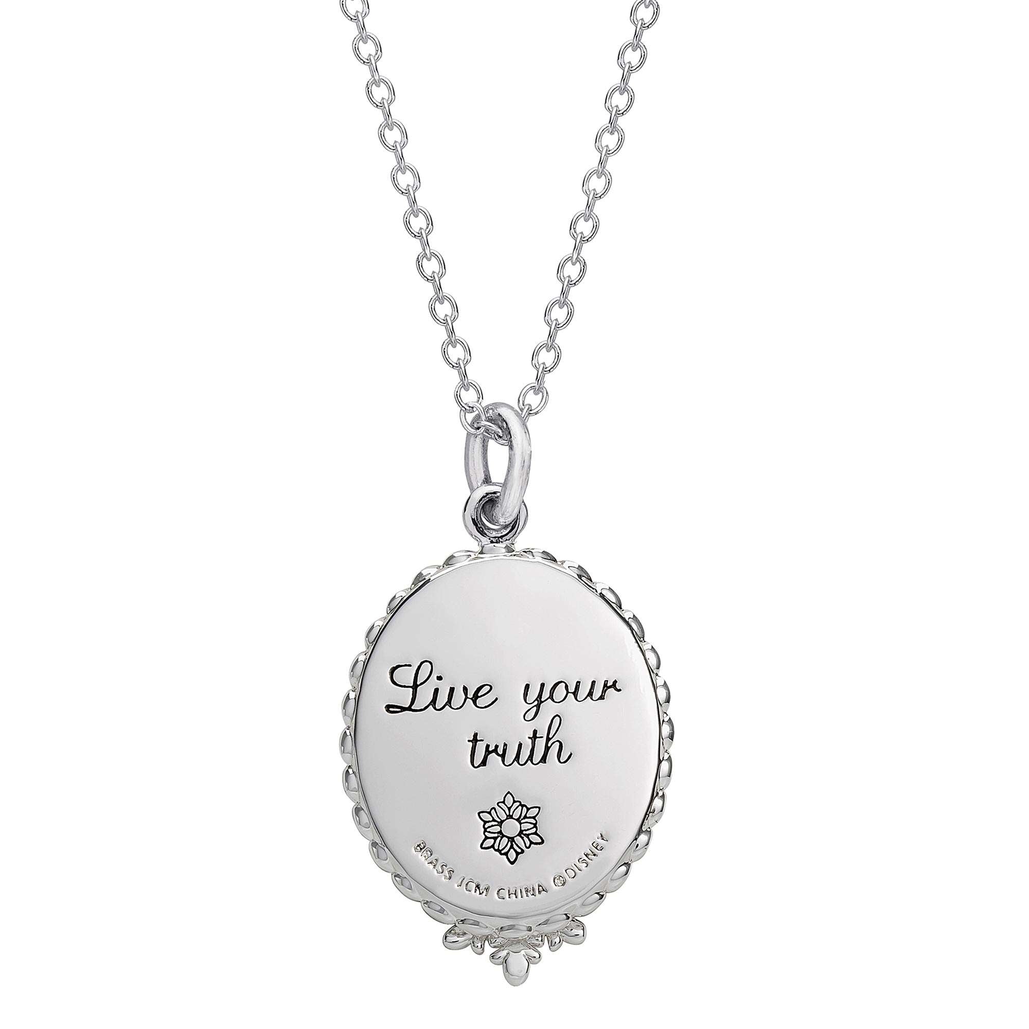 Disney Frozen 2 Elsa Fine Silver Plated Pendant Necklace NF00404SRJL-B