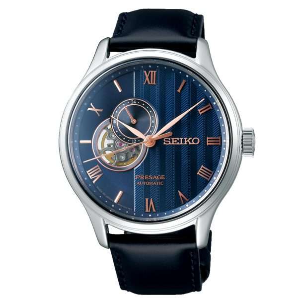 Seiko Presage Japanese Zen Garden 'Sakura By Night' Men's Watch SSA421J1