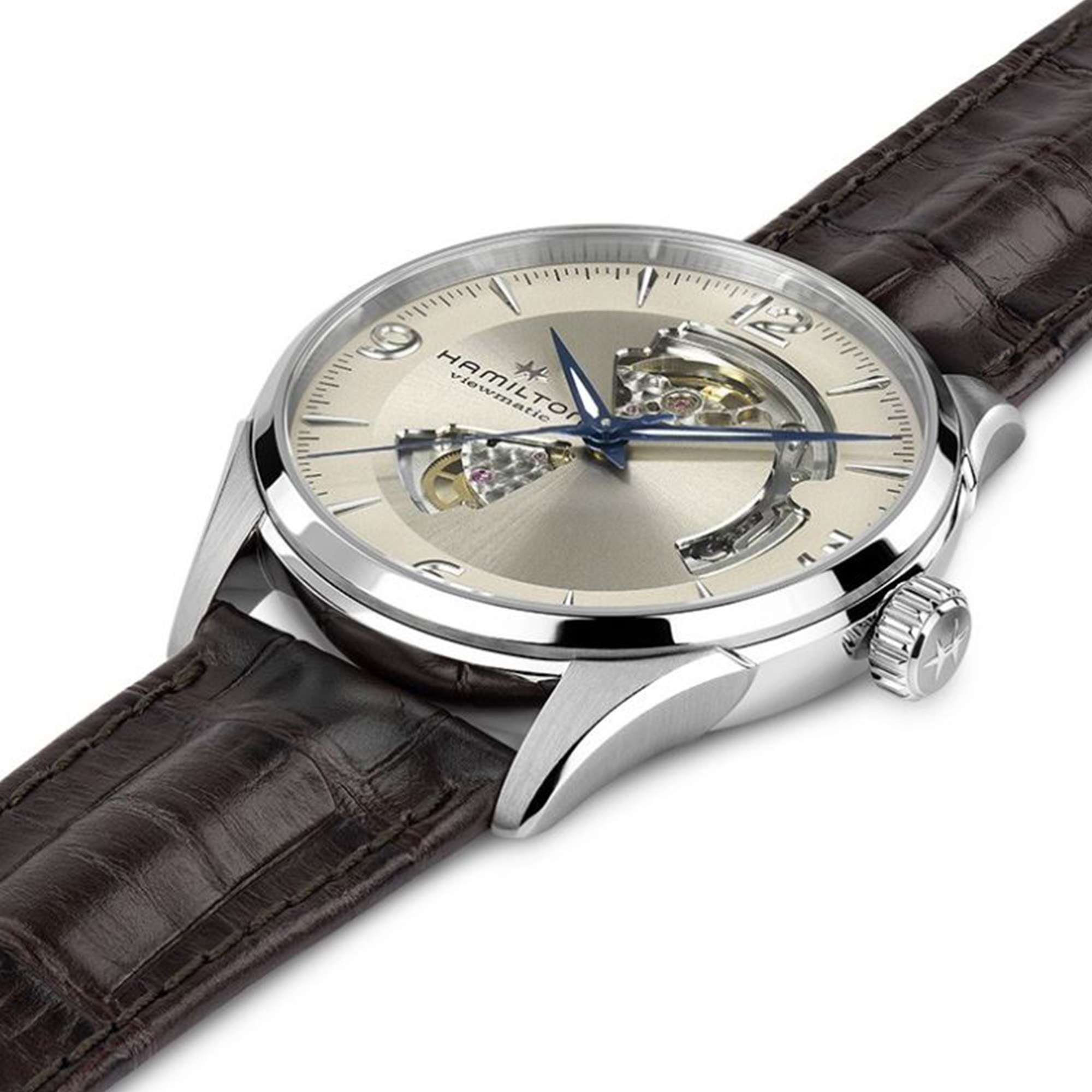 Hamilton Jazzmaster Open Heart Automatic Beige Dial Men's Watch H32705521