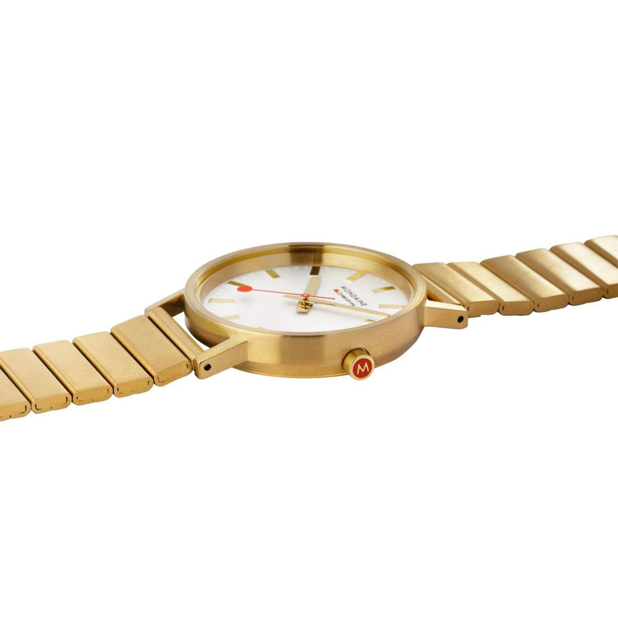 Mondaine Classic Quartz White Dial Stainless Steel Bracelet Ladies Watch A660.30314.16SBM