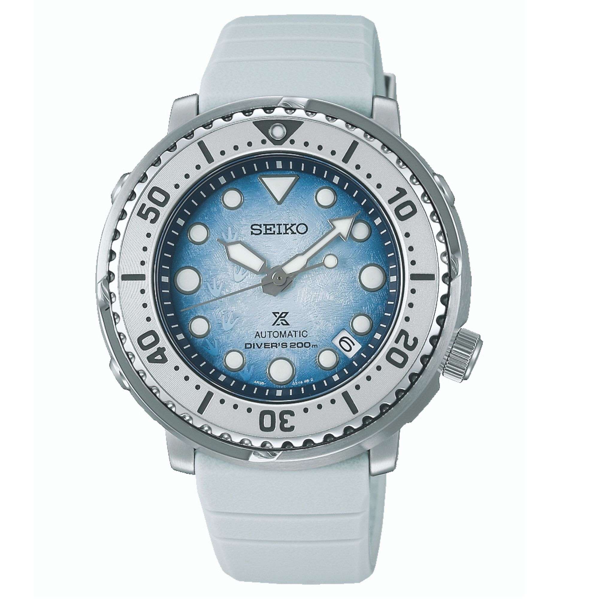 Seiko Prospex Antarctica Tuna “Save the Ocean” Automatic Movement Blue Dial Silicone Bracelet SRPG59K1