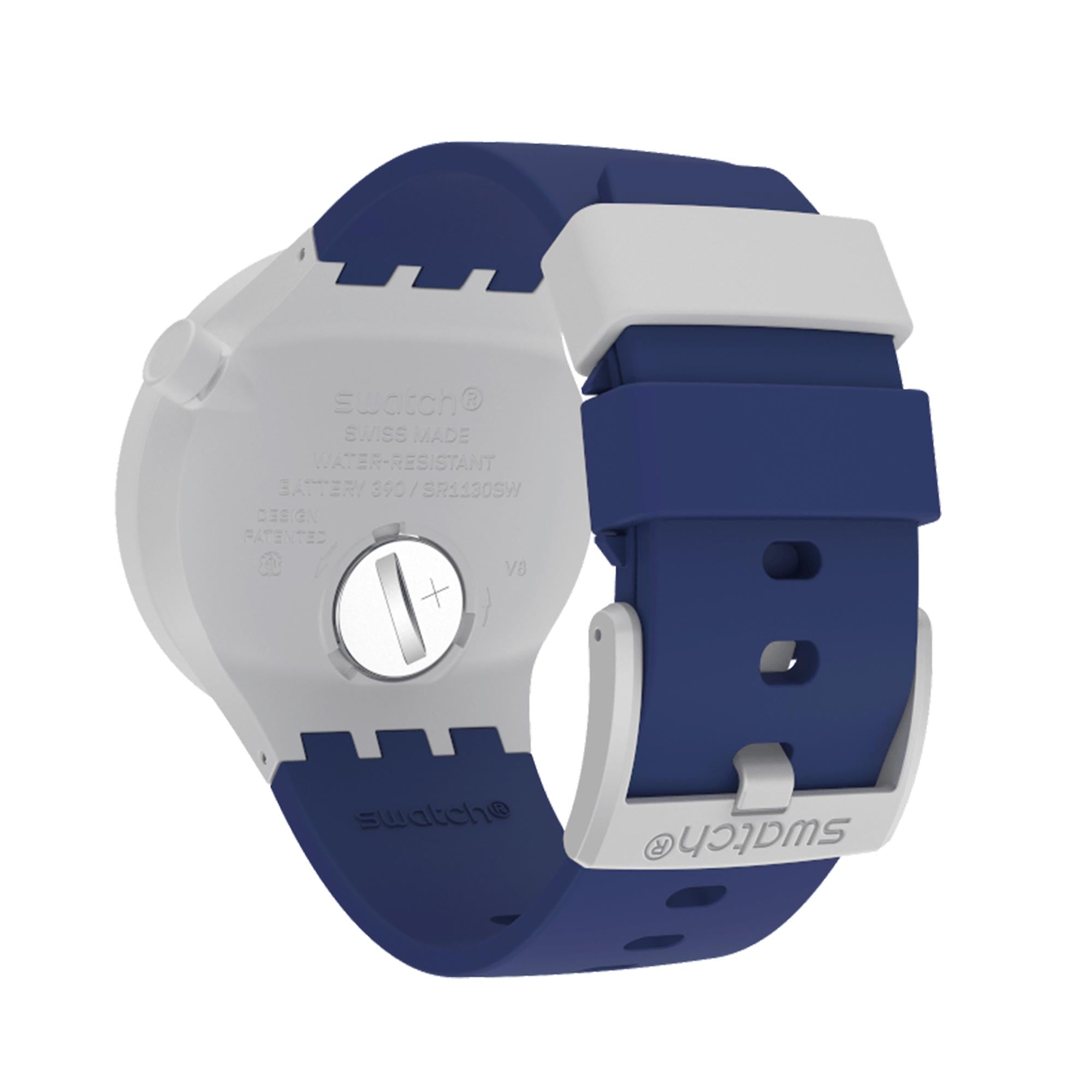 Limy Quartz Movement Blue Dial Silicone Strap Watch SB03M103