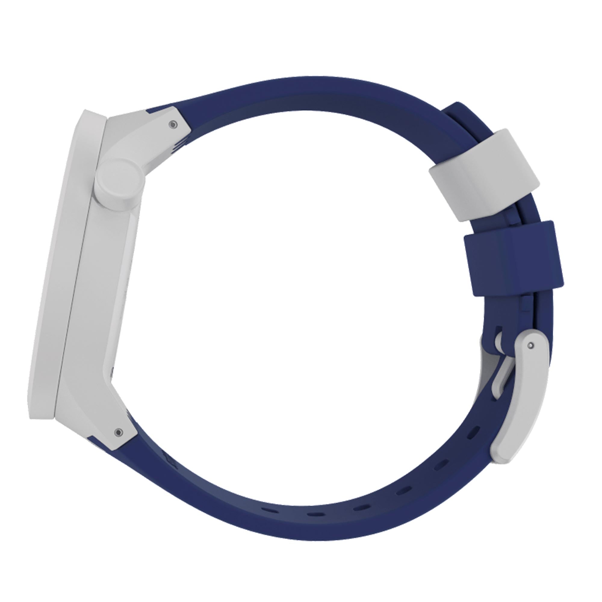 Limy Quartz Movement Blue Dial Silicone Strap Watch SB03M103