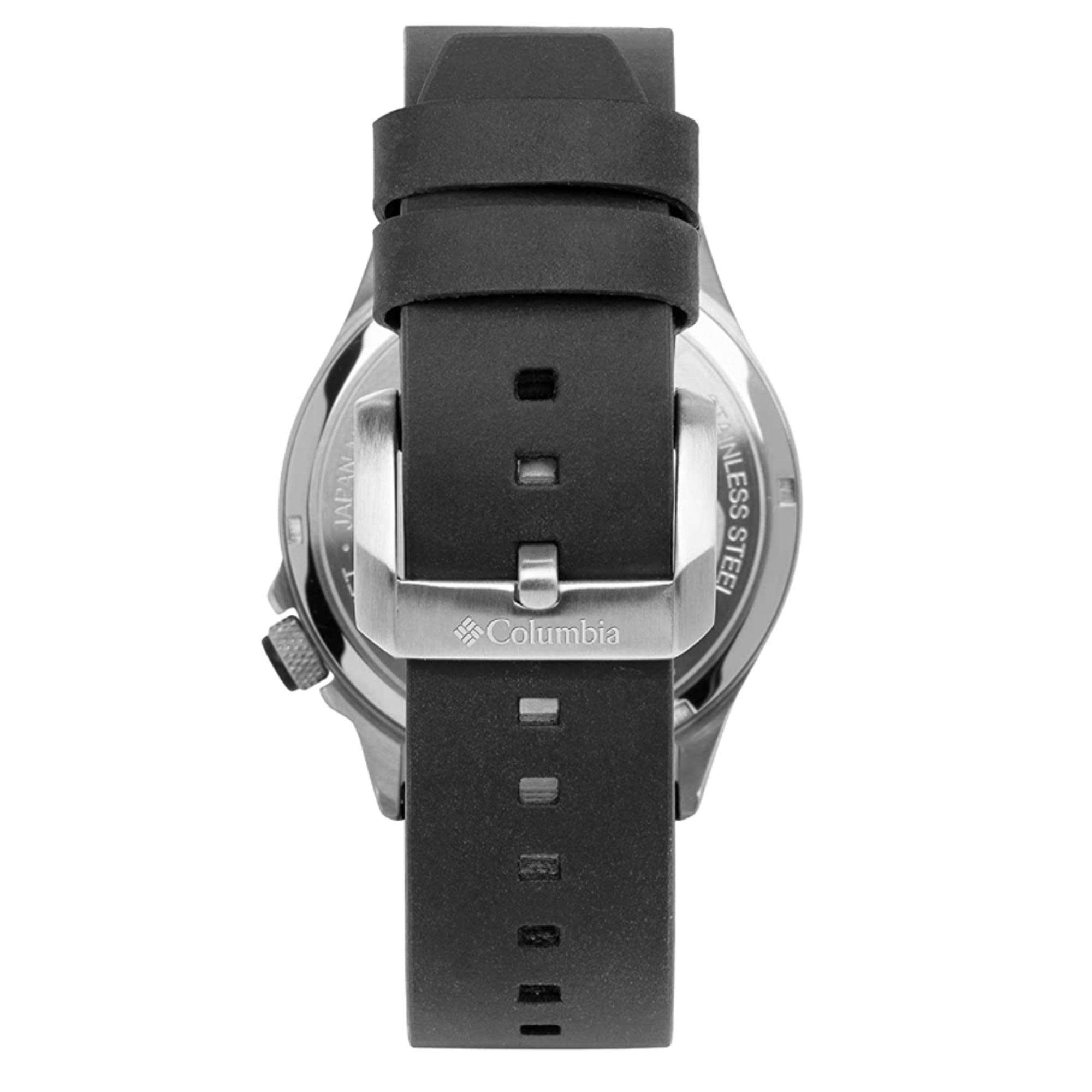 Columbia Canyon Ridge Quartz Chalk Dial Brown Leather Strap Men's Watch CSC02-015