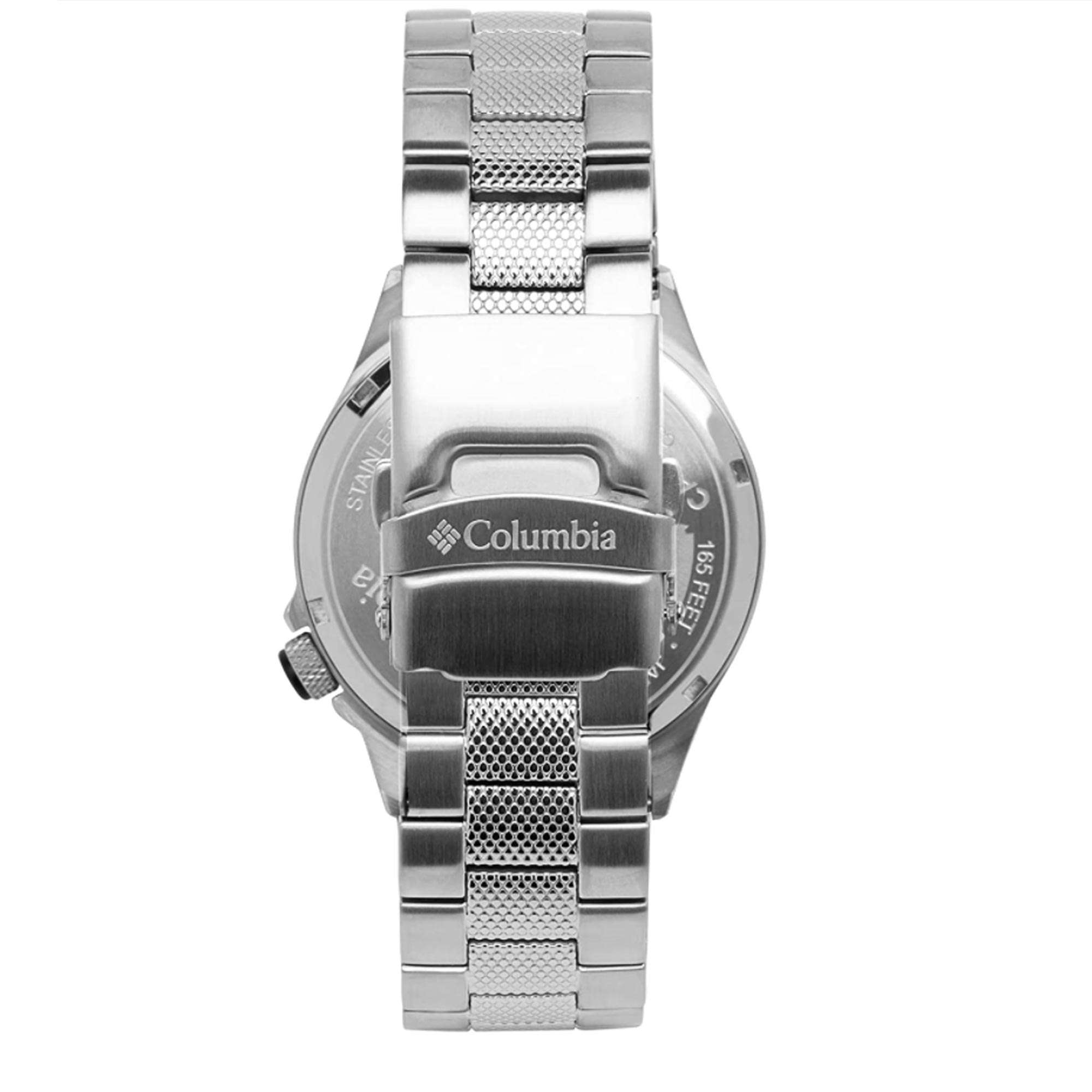 Columbia Canyon Ridge Quartz Chalk Dial Stainless Steel Bracelet Mens Watch CSC02-016
