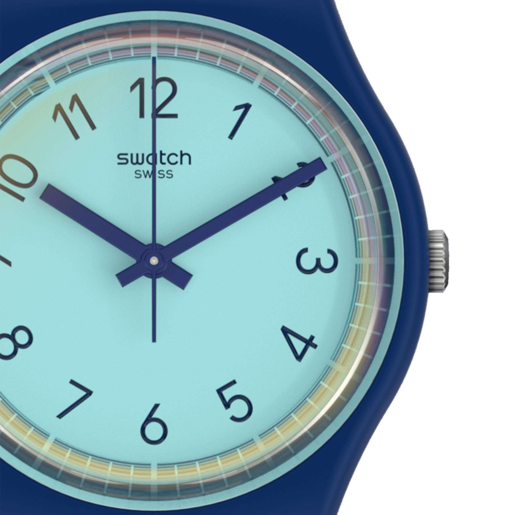 Swatch SwatchPAY! CIELPAY! Quartz Blue Dial Blue Silicone Strap Unisex Watch SVHN102-5300