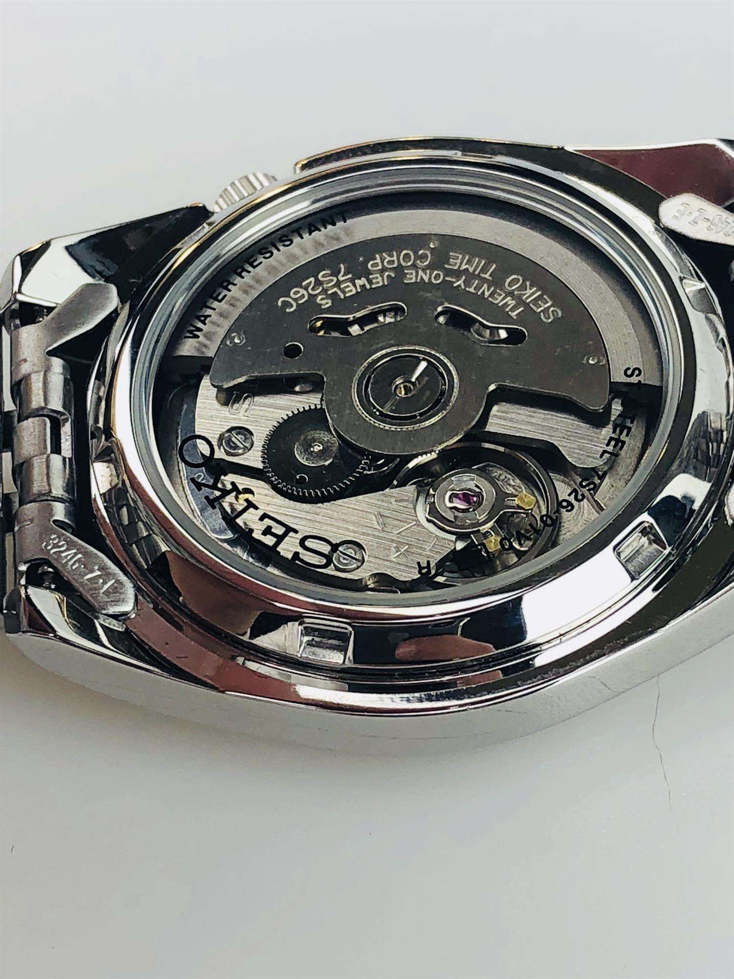 Seiko 5 Automatic Silver Dial Stainless Steel Men's Watch SNK355K1