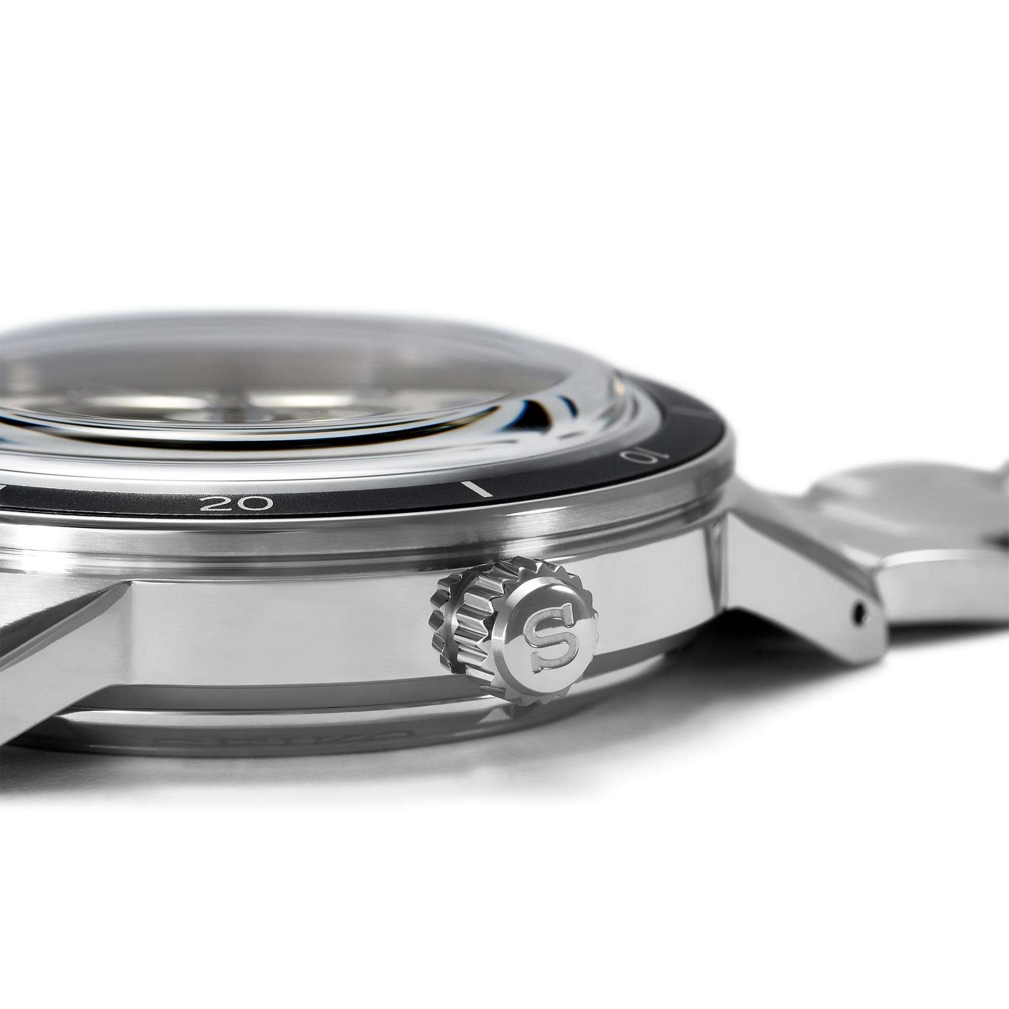 Seiko Presage Style 60's Automatic Silver Dial Stainless Steel Bracelet Men's Watch SSA423J1