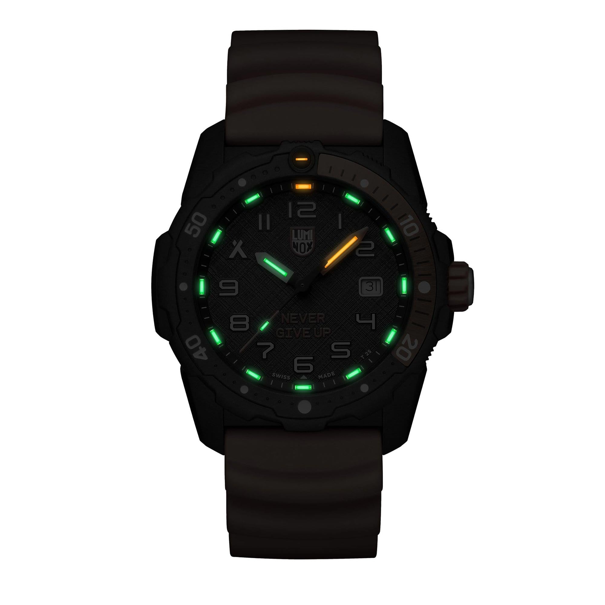 Luminox Bear Grylls Survival Sea 3720 Series Black Dial Rubber Strap Men's Watch XB.3729.NGU