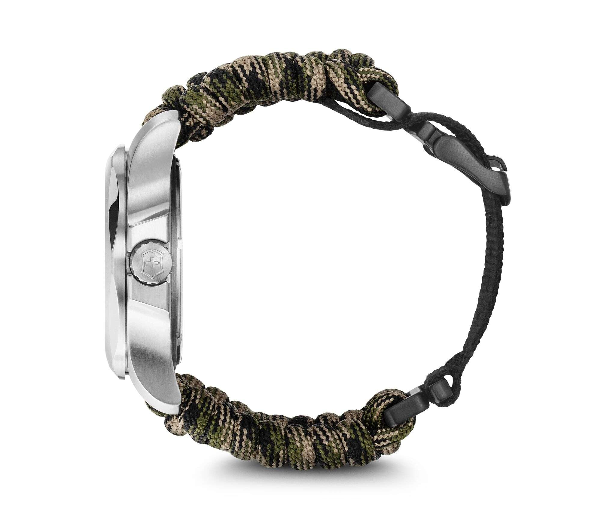 Victorinox I.N.O.X Autumn Paracord Silver Stainless Steel Quartz Men's Watch 241894