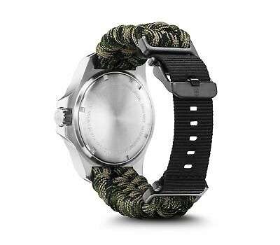 Victorinox I.N.O.X Autumn Paracord Silver Stainless Steel Quartz Men's Watch 241894
