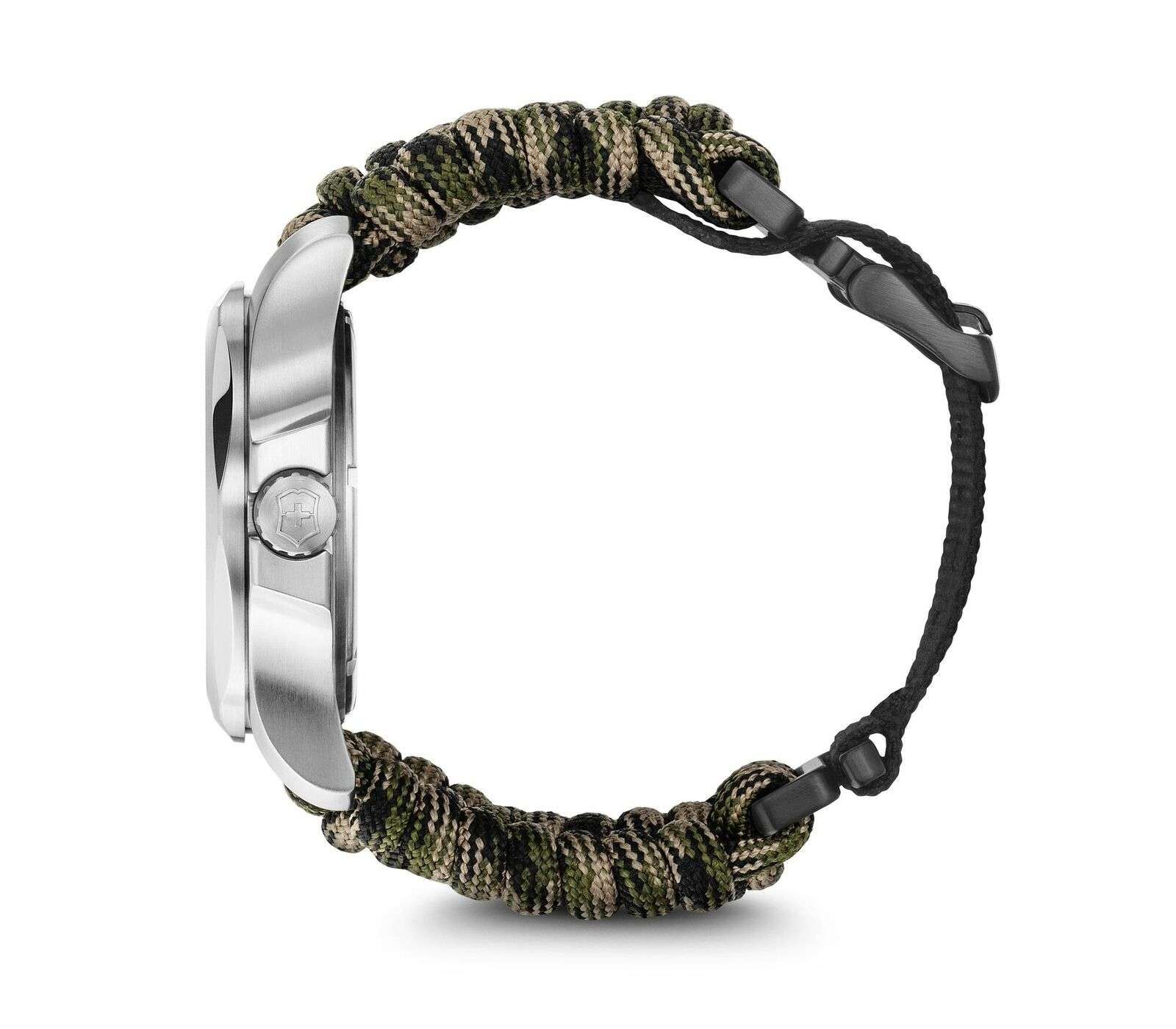 Victorinox I.N.O.X Autumn Paracord Silver Stainless Steel Quartz Men's Watch 241894