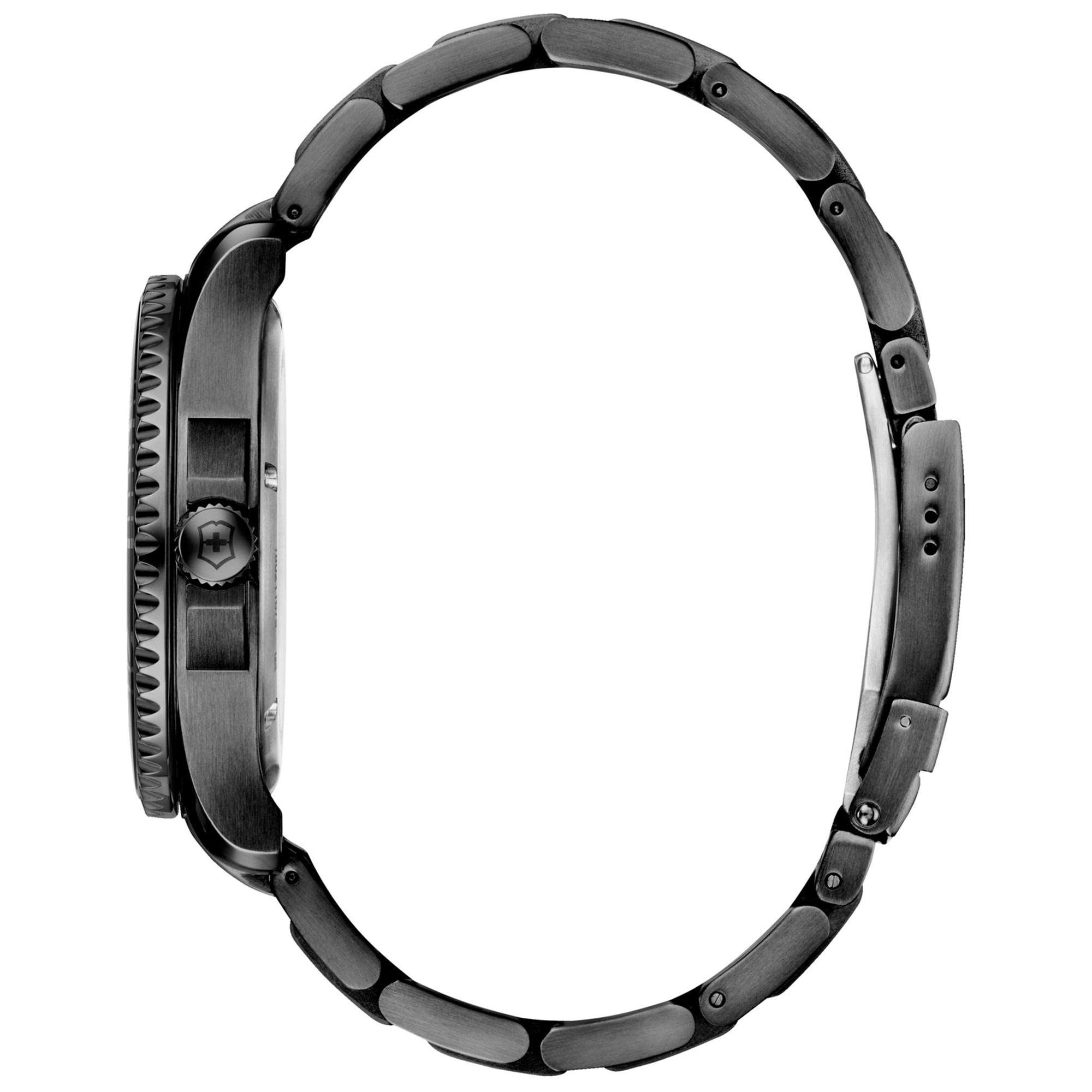 Victorinox Swiss Army Maverick Black Edition Quartz Black Dial Black Stainless Steel Bracelet Men's Watch 241798