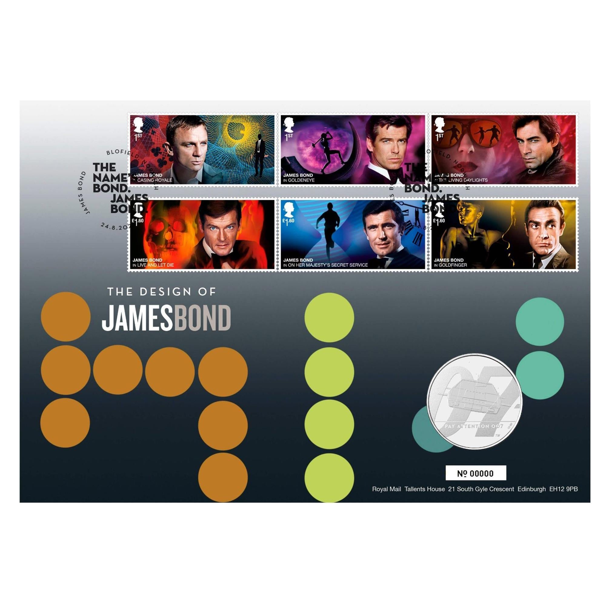 James Bond Stamp Set