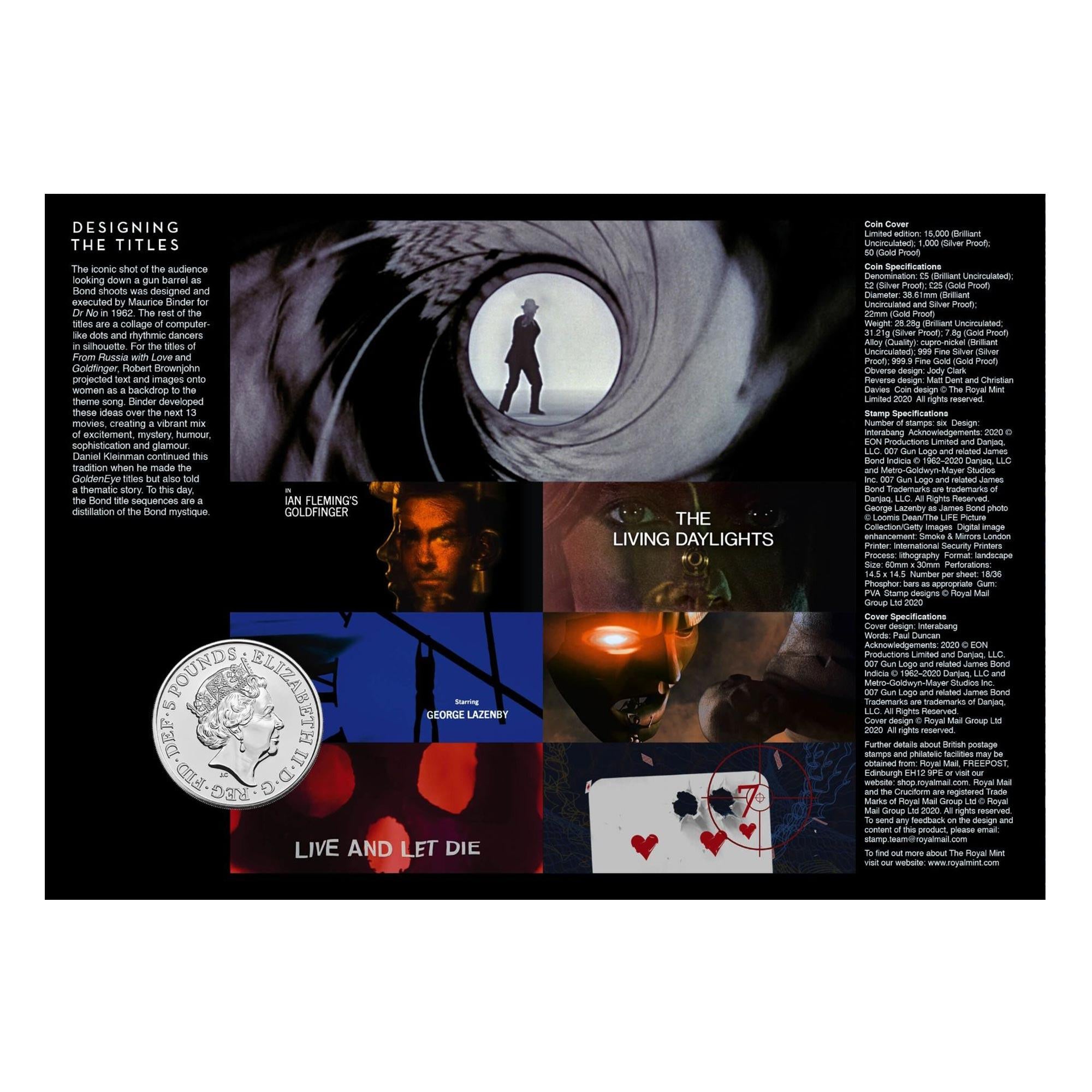 James Bond Stamp Set