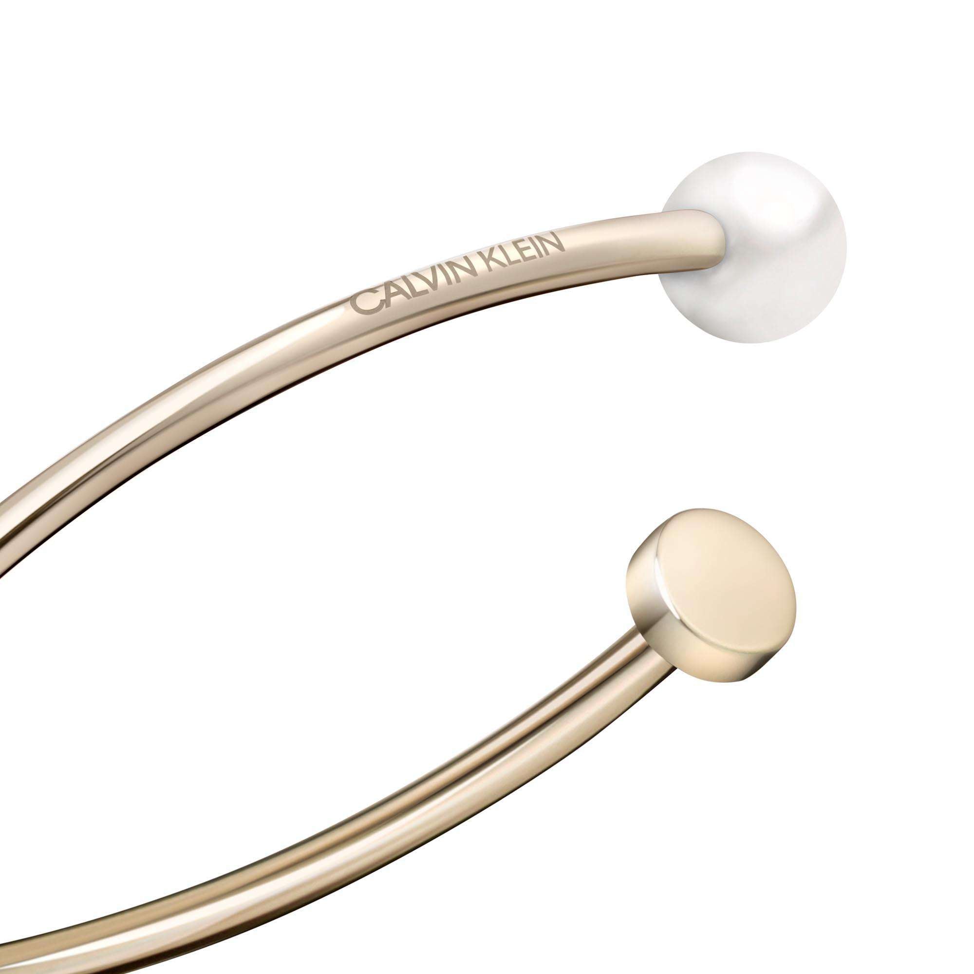 Calvin Klein Bubbly Gold PVD Stainless Steel Bracelet Ladies Jewellery KJ9RJF1401XS