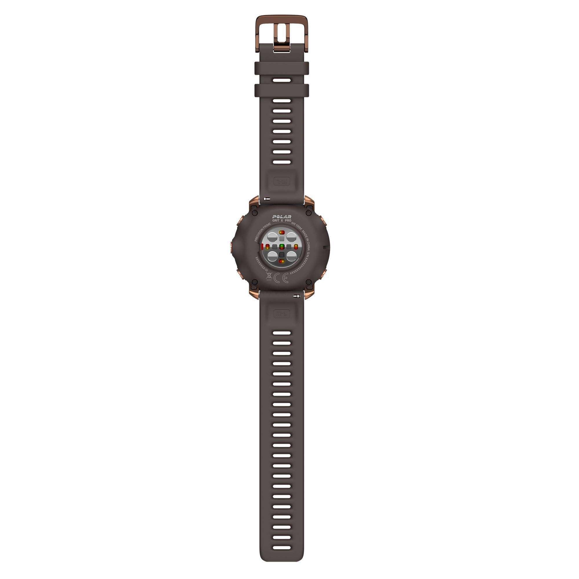 Polar Grit X Pro Nordic Copper Quartz Black Dial Brown Synthetic Rubber Strap Mens Watch 90085775