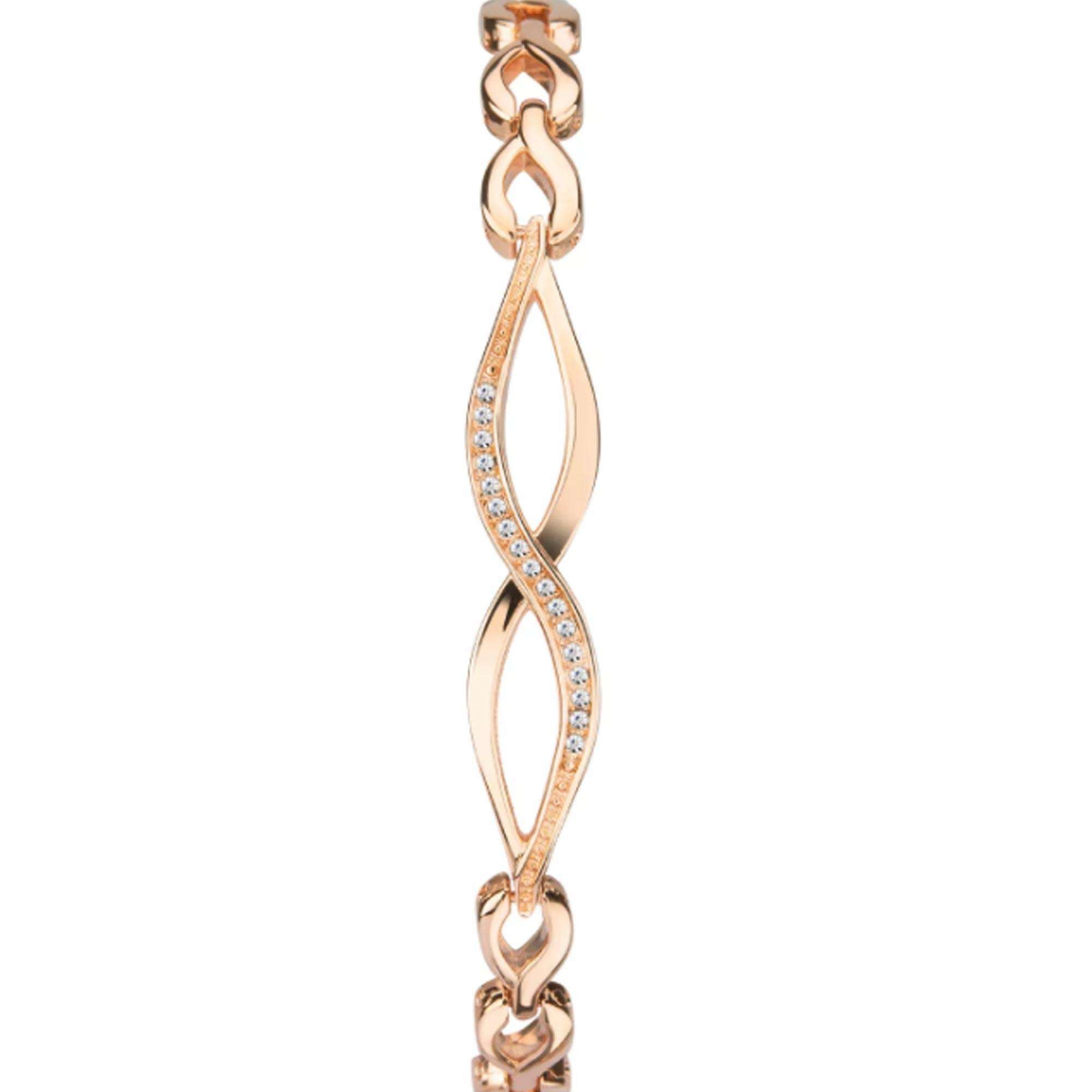 Sekonda Quartz White Dial Rose Gold Bracelet Ladies Watch 2750