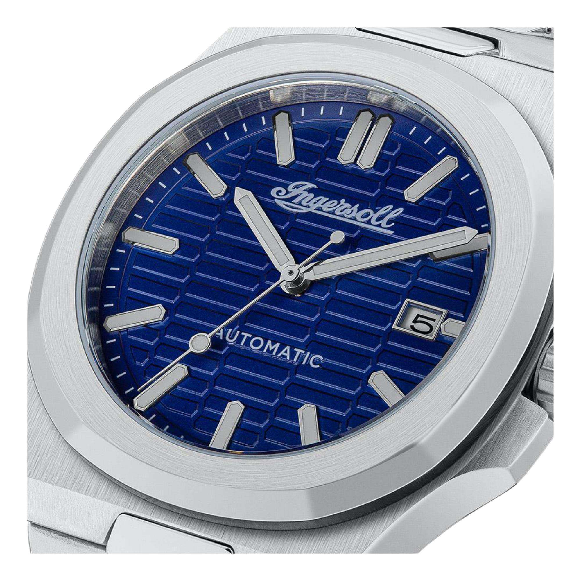 Ingersoll The Catalina Automatic Blue Dial Stainless Steel Bracelet Men's Watch I11801