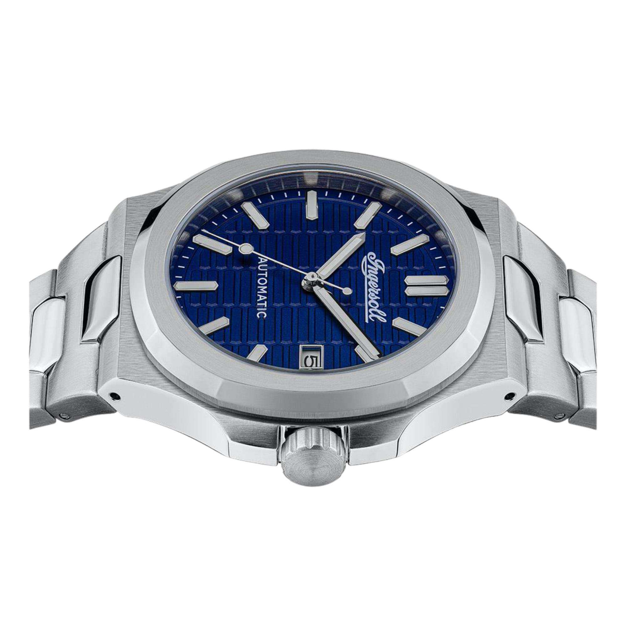 Ingersoll The Catalina Automatic Blue Dial Stainless Steel Bracelet Men's Watch I11801