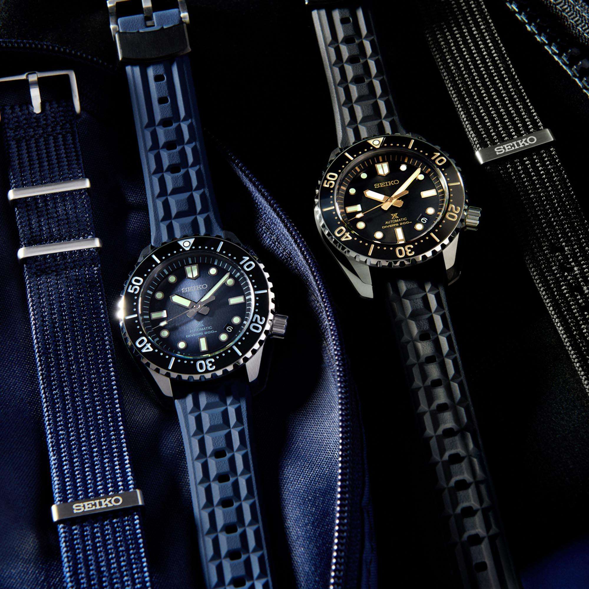 Seiko Prospex 'Antarctic Ice' Automatic Blue Dial Blue Strap Limited Edition Men's Watch SLA055J1