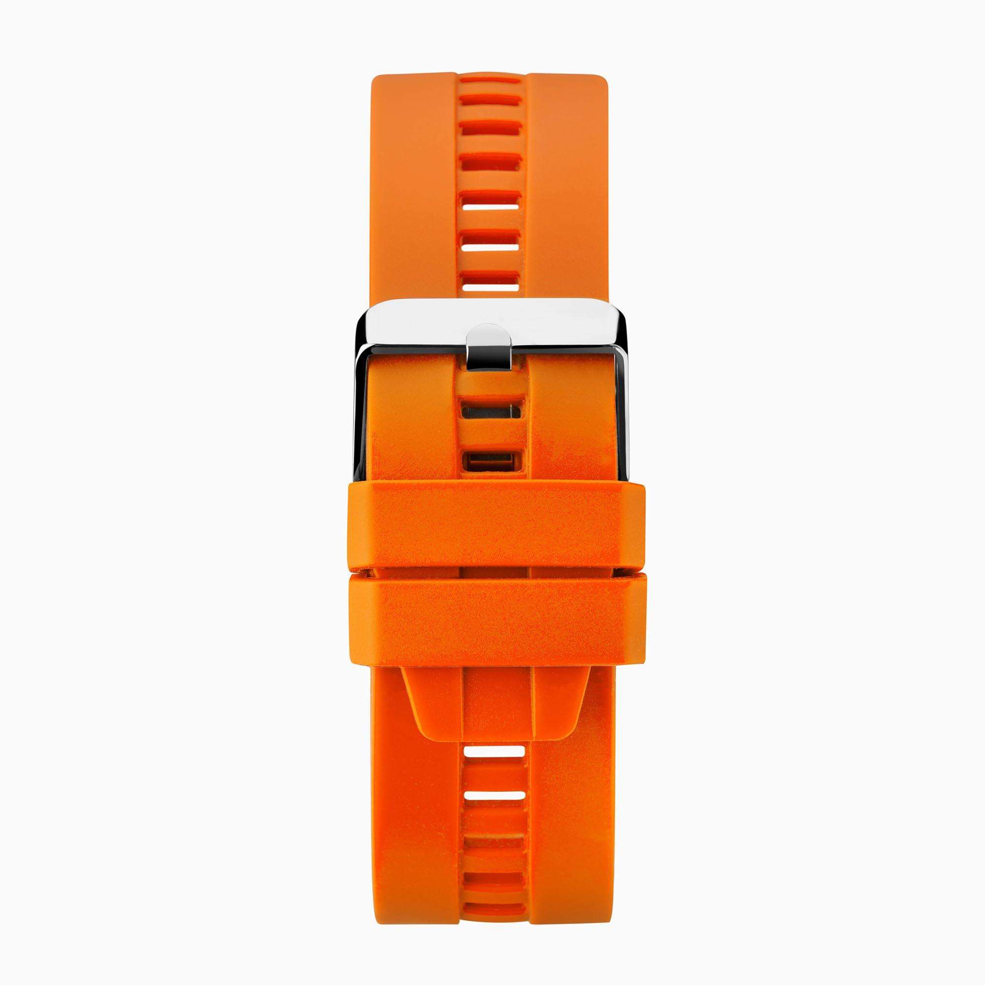Sekonda Black Interactive Dial Orange Silicone Strap Men’s Smart Watch 1911